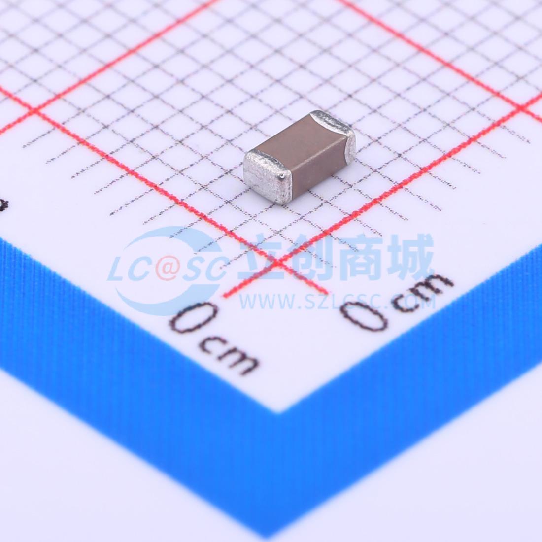 点击查看大图 TCC1206X7R681K102FT实物图