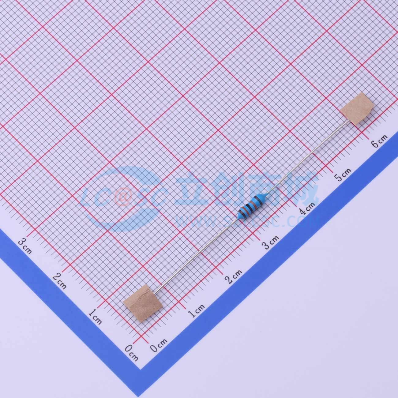 点击查看大图 RN 1/4W 130K F T/B A1实物图