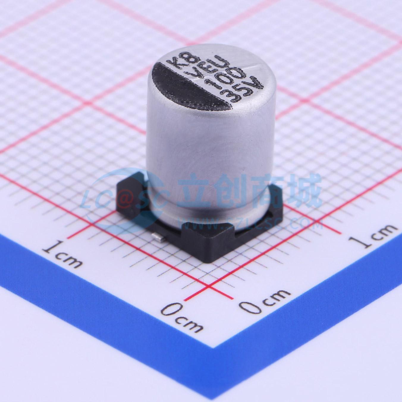 点击查看大图 VEU101M1VTR-0810实物图