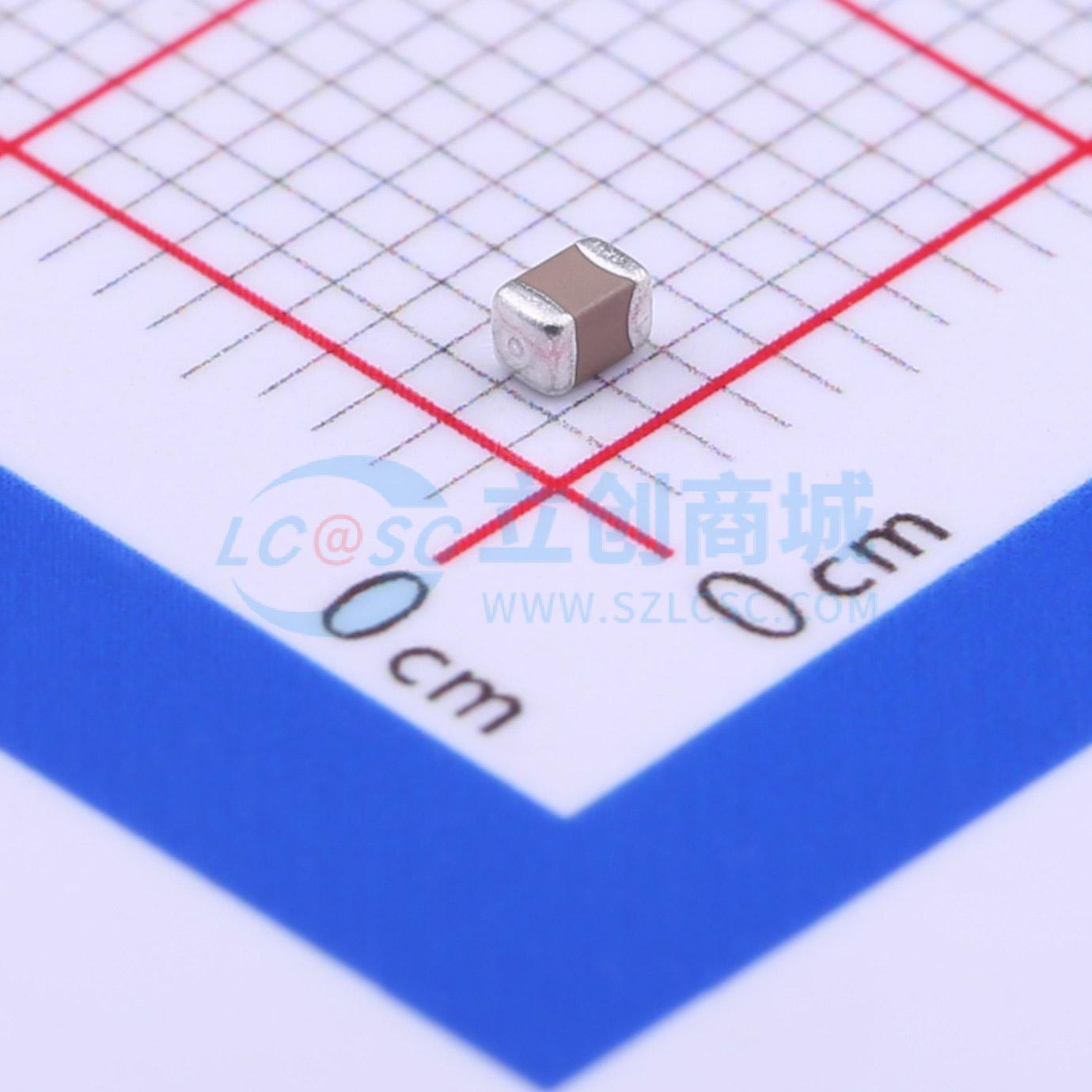 点击查看大图 TCC0805X7R153K251FT实物图