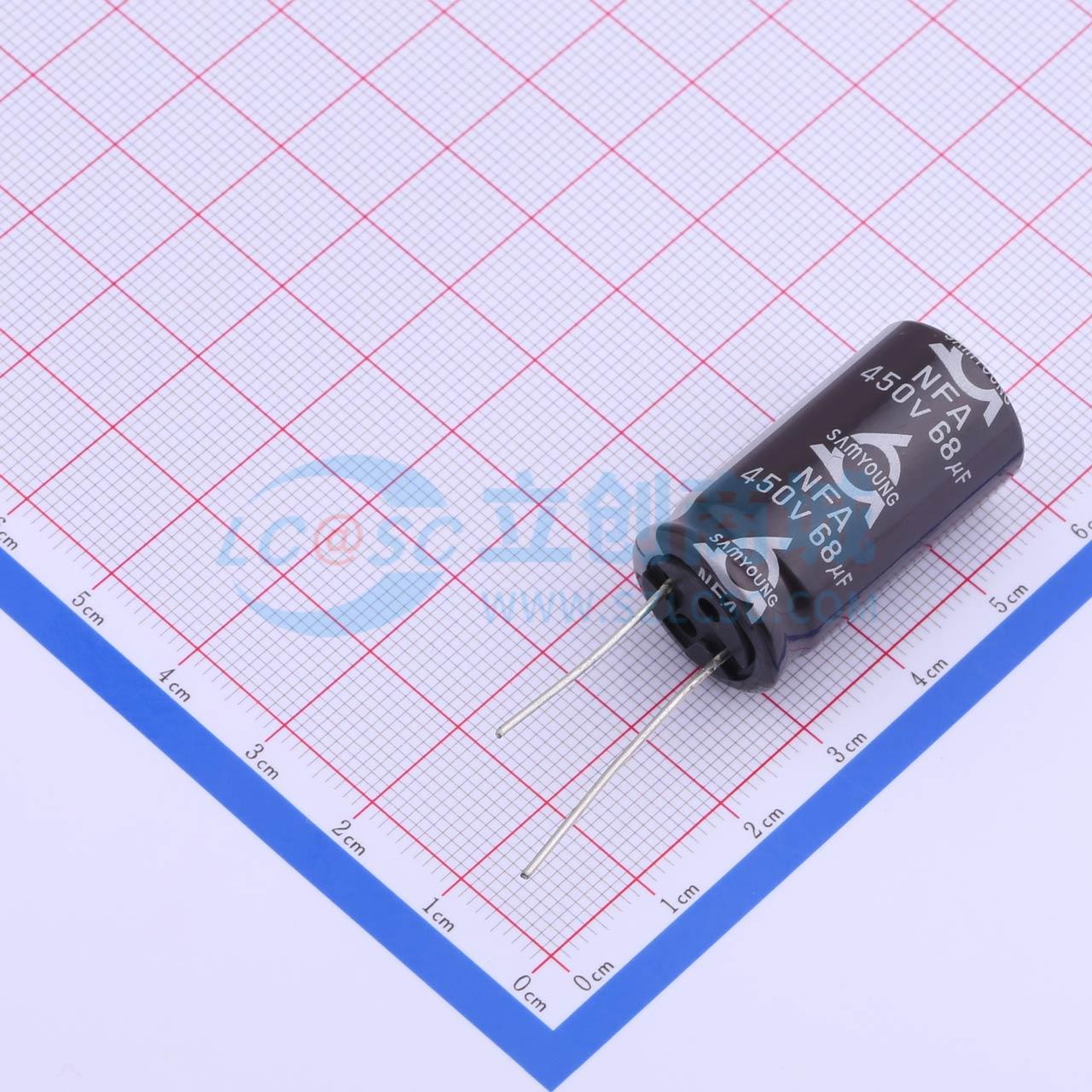 点击查看大图 NFA 450V68 M 16*31.5实物图