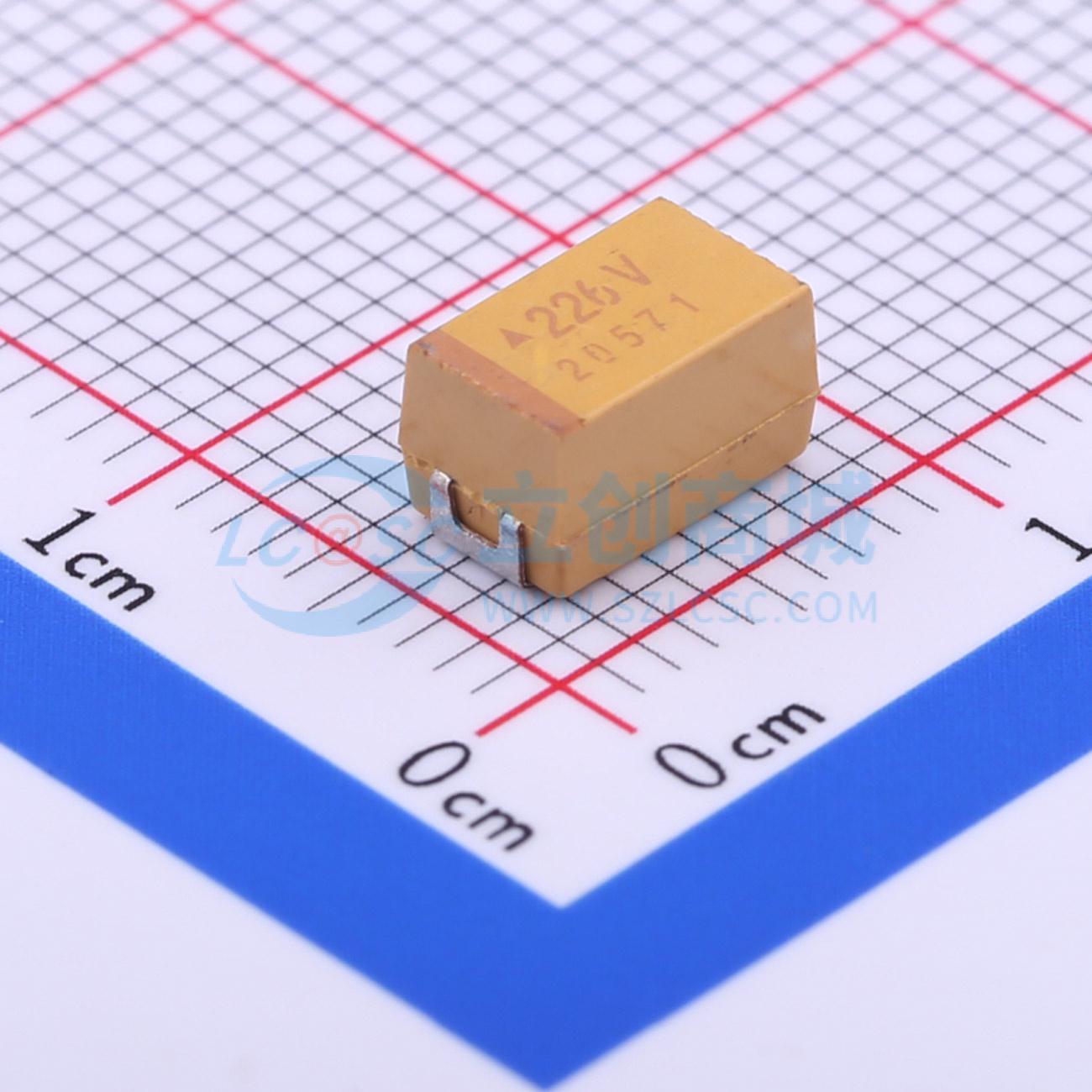 点击查看大图 TPSE226M035R0300实物图