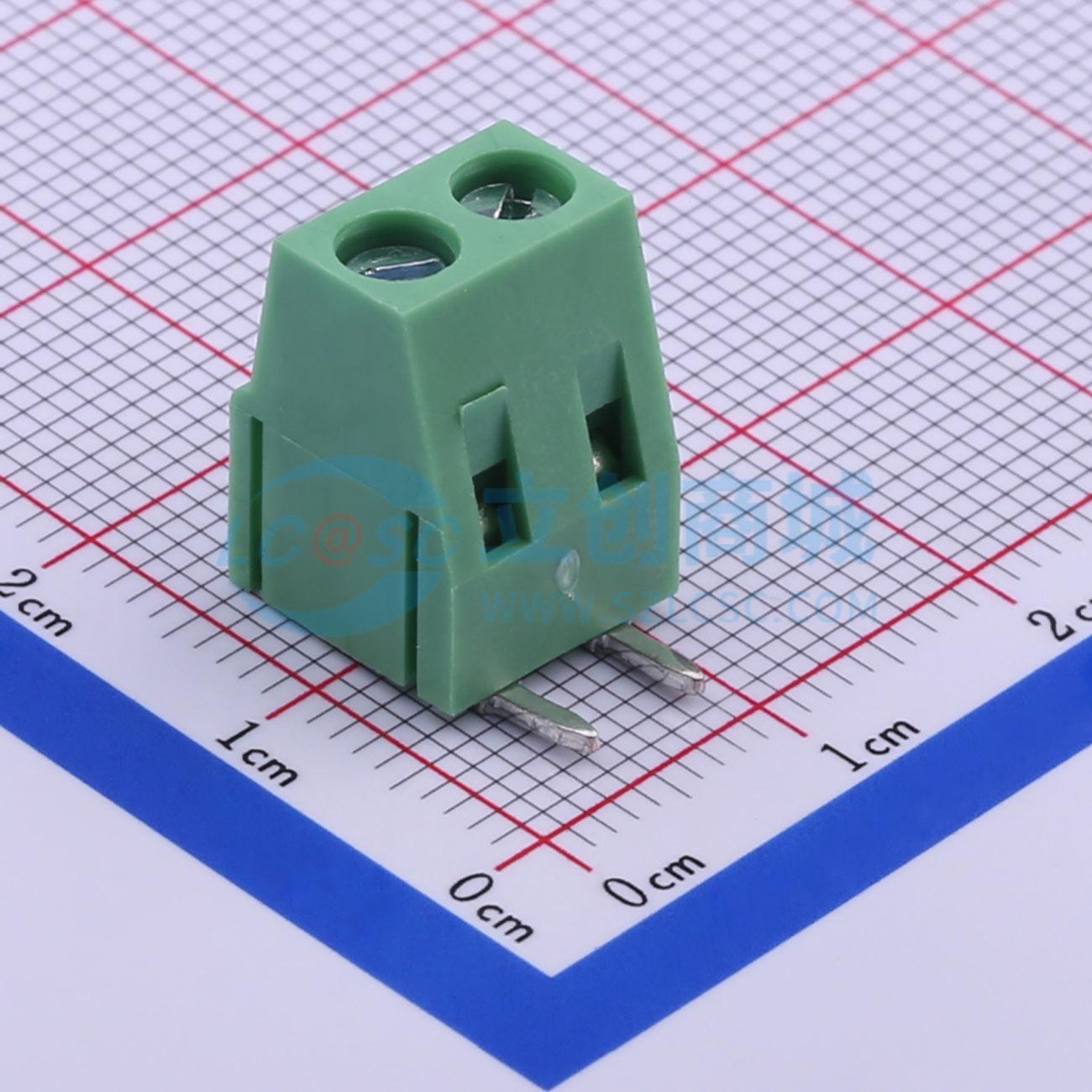 点击查看大图 DB128R-5.0-2P-GN-S实物图