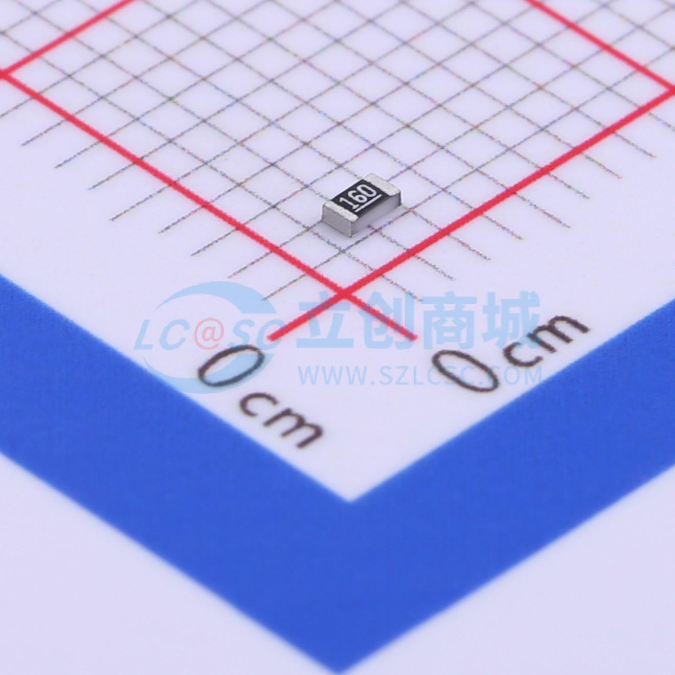 点击查看大图 ETCR0603F16R0K9实物图