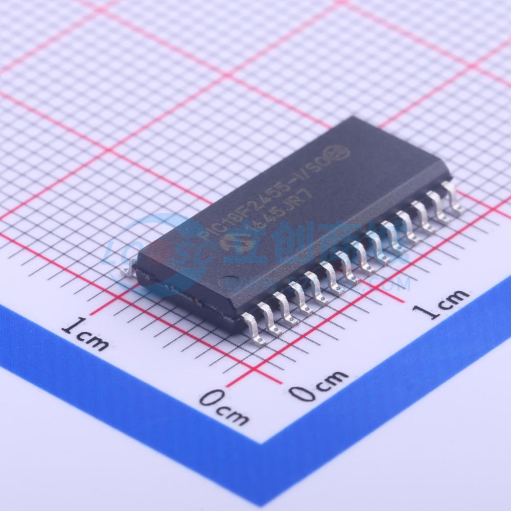 点击查看大图 PIC18F2455-I/SO实物图