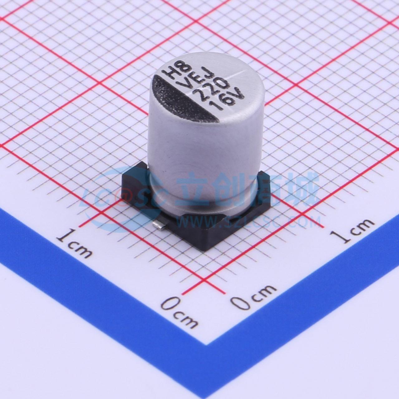 点击查看大图 VEJ221M1CTR-0810实物图