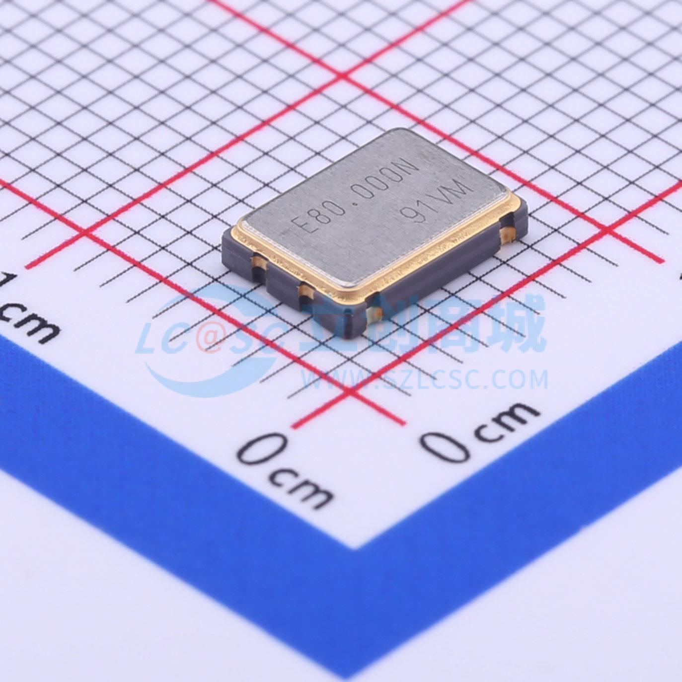 点击查看大图 SG-8002CA 80.000000MHz PCM实物图