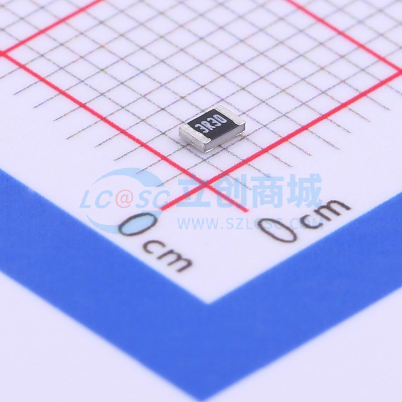 点击查看大图 HPCR0805F3R30K9实物图