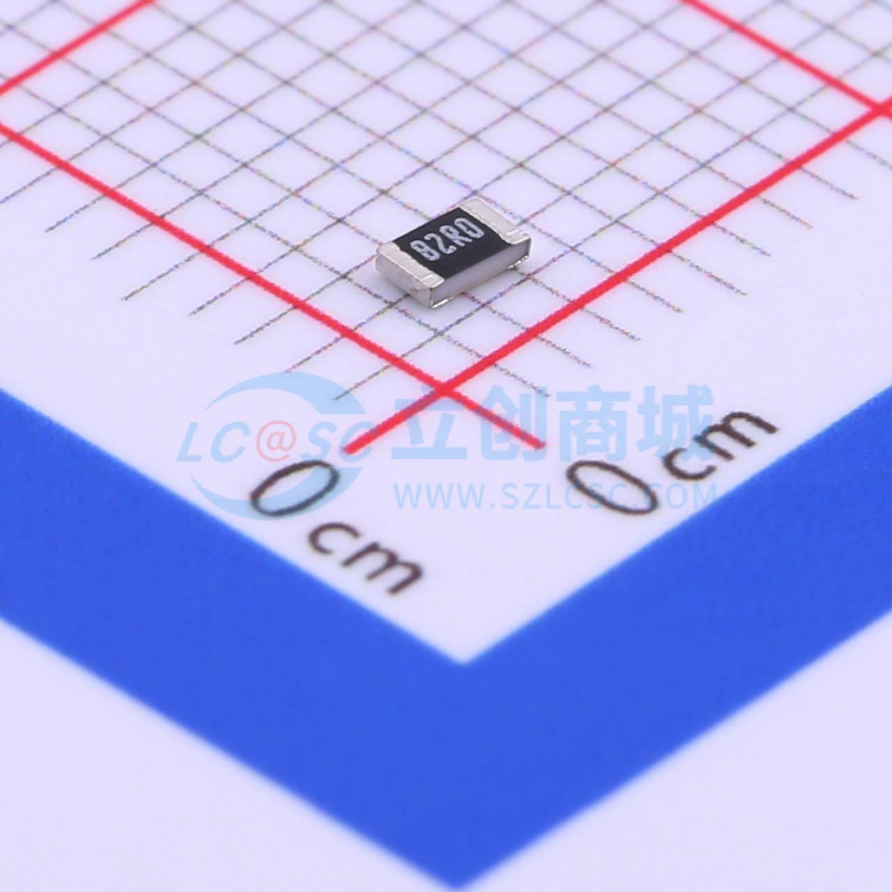 点击查看大图 HPCR0805F82R0K9实物图