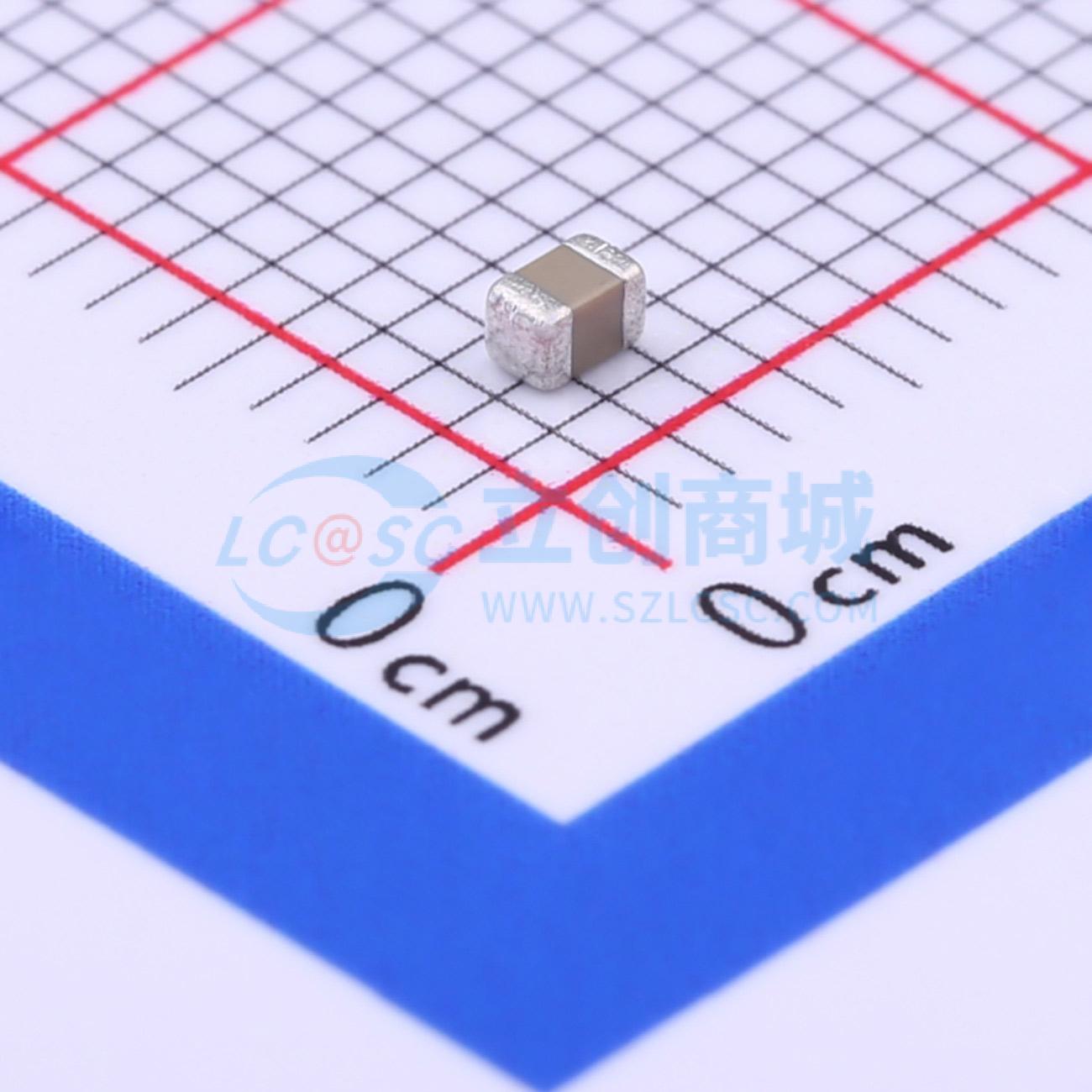 点击查看大图 CC0805KKX5R6BB105实物图