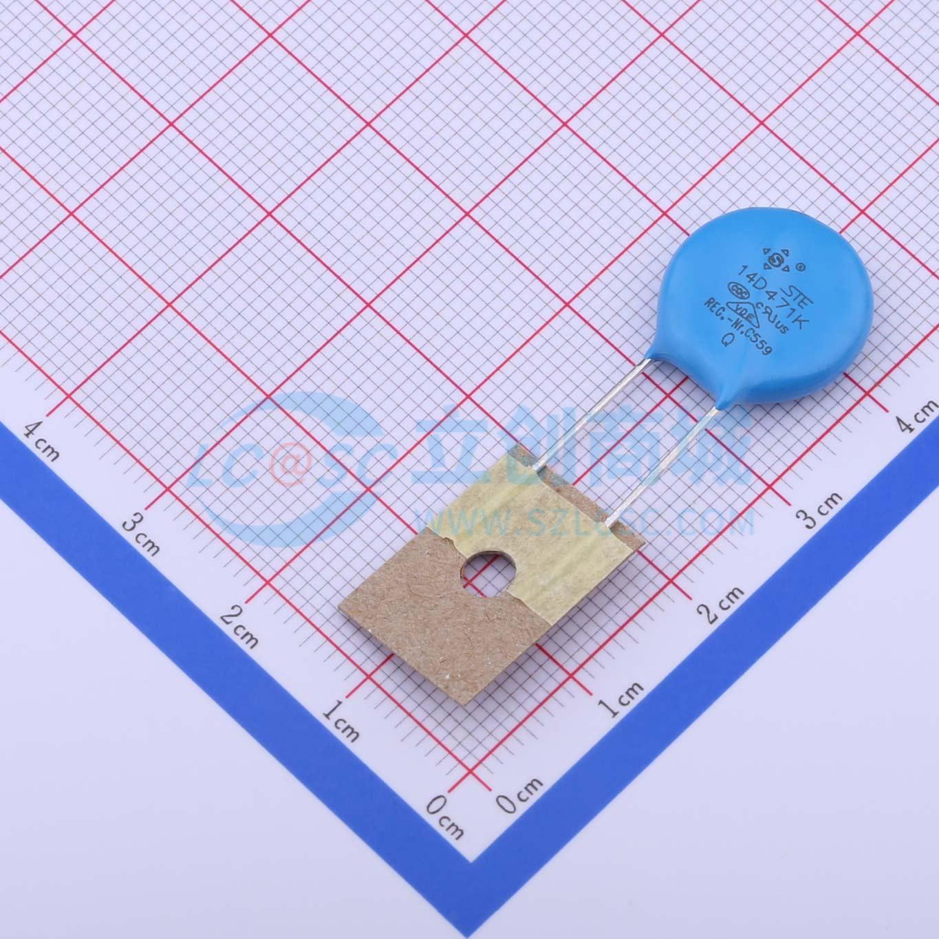 点击查看大图 STE14D471K1EQ0FQT0R0实物图