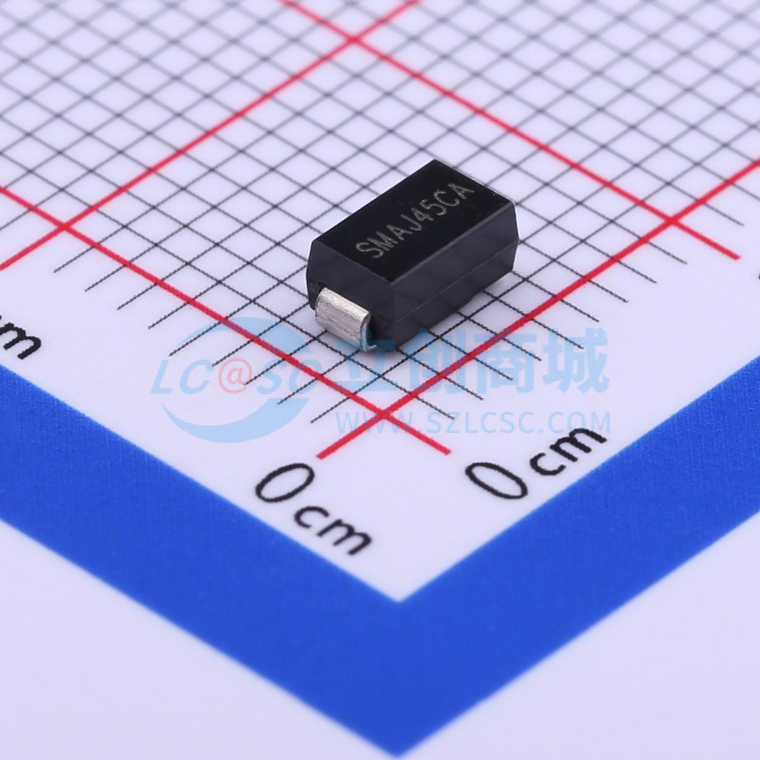 点击查看大图 SMAJ45CA实物图
