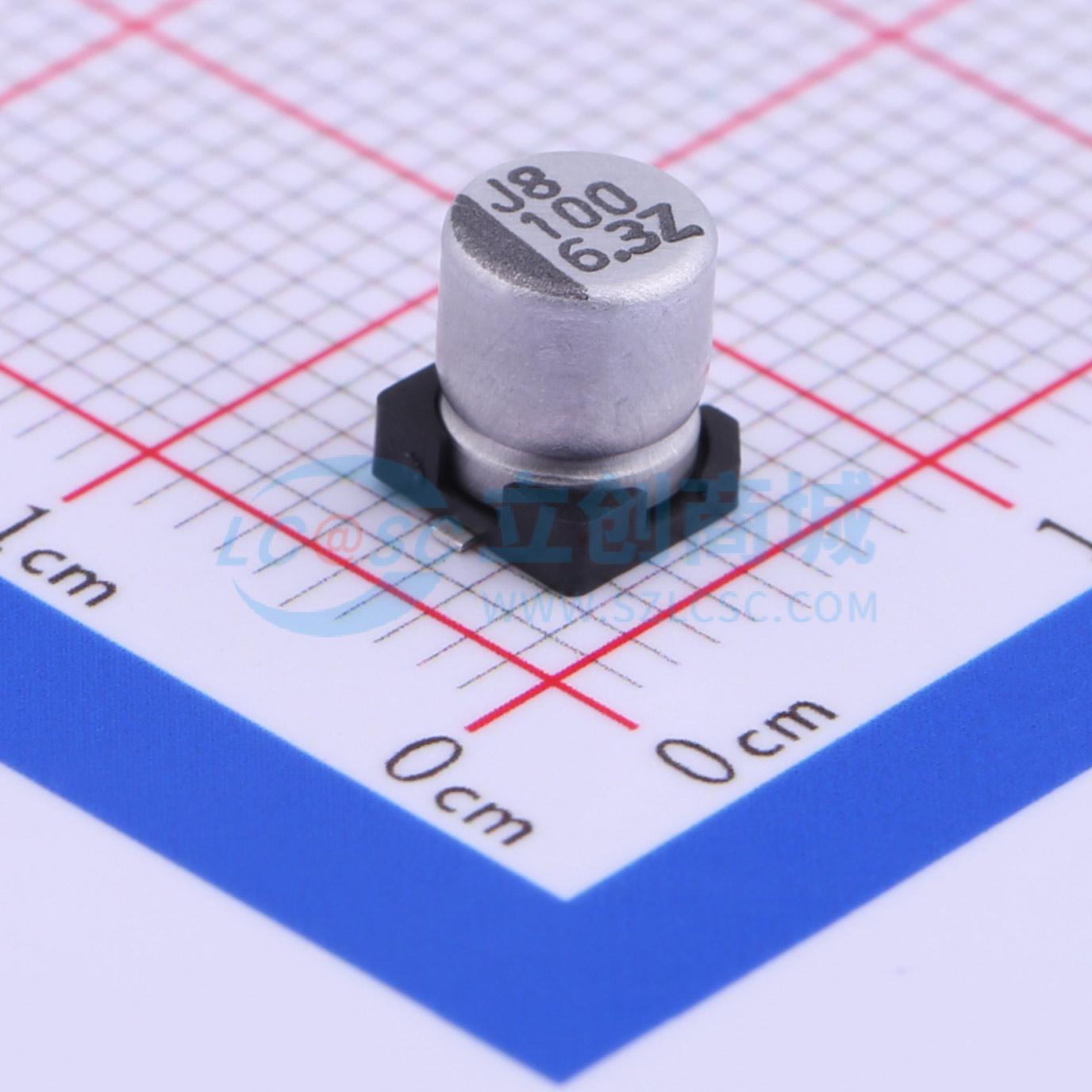 点击查看大图 VEZ101M0JTR-0506实物图