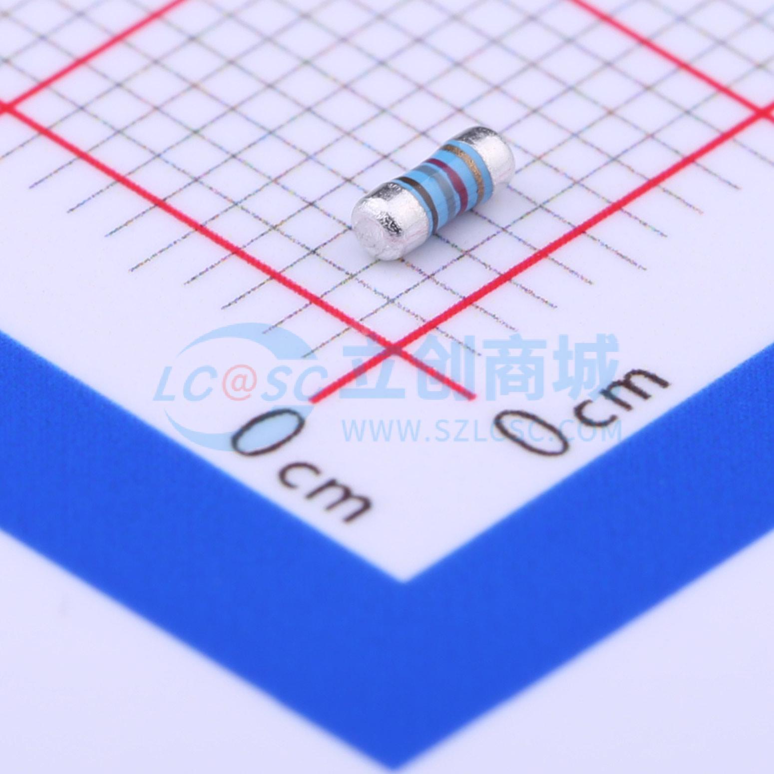 点击查看大图 MELF-MFR02041/4WS18.2ΩFT50实物图