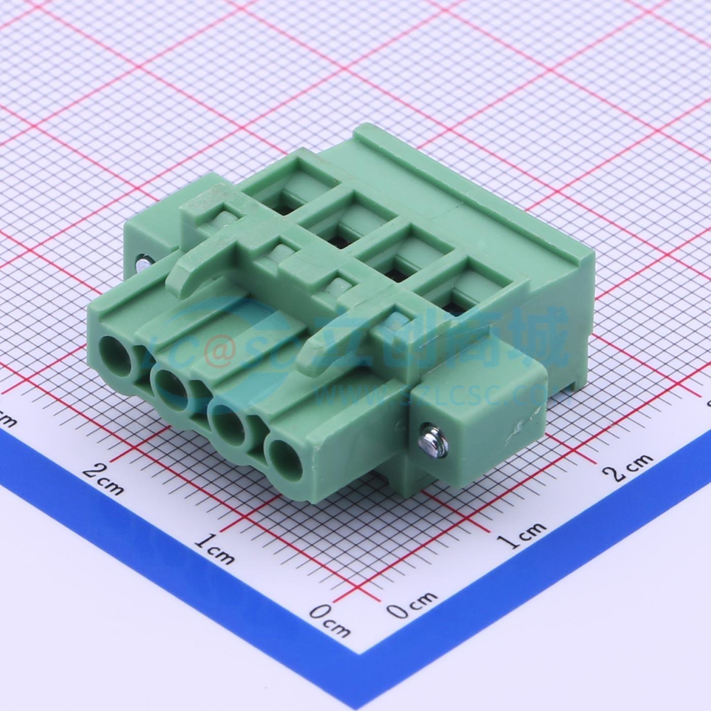 点击查看大图 DB2EKAM-5.08-4P-GN-S实物图
