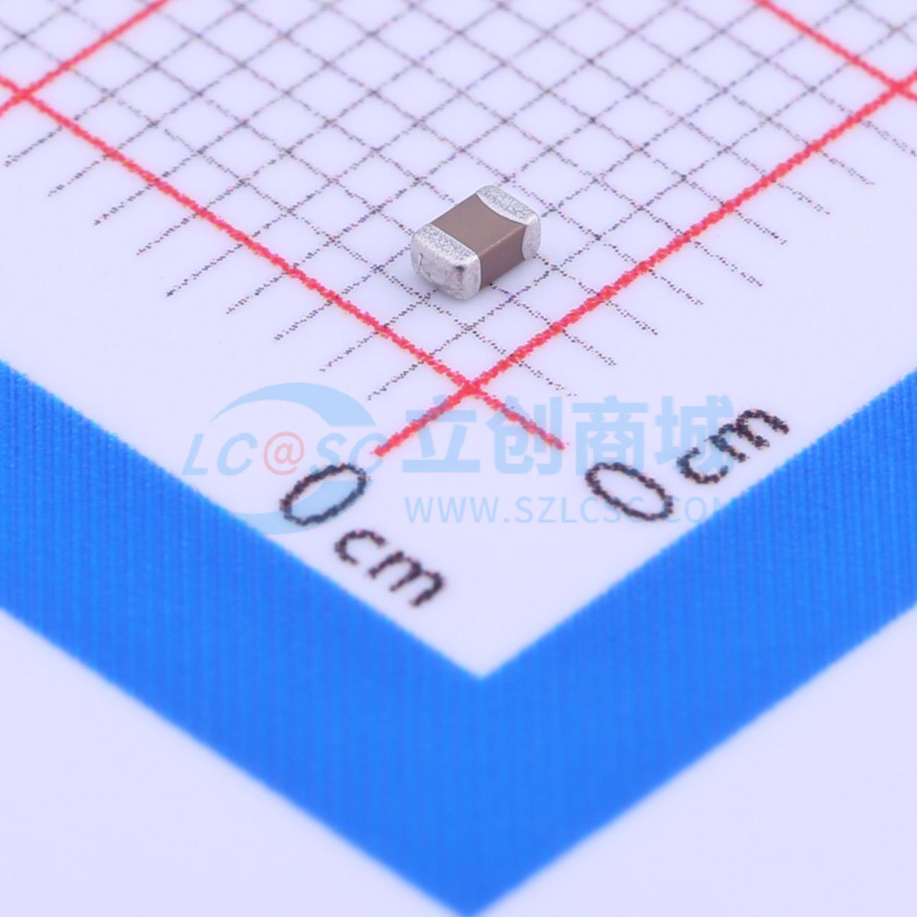 点击查看大图 TCC0805X7R102K101DT实物图