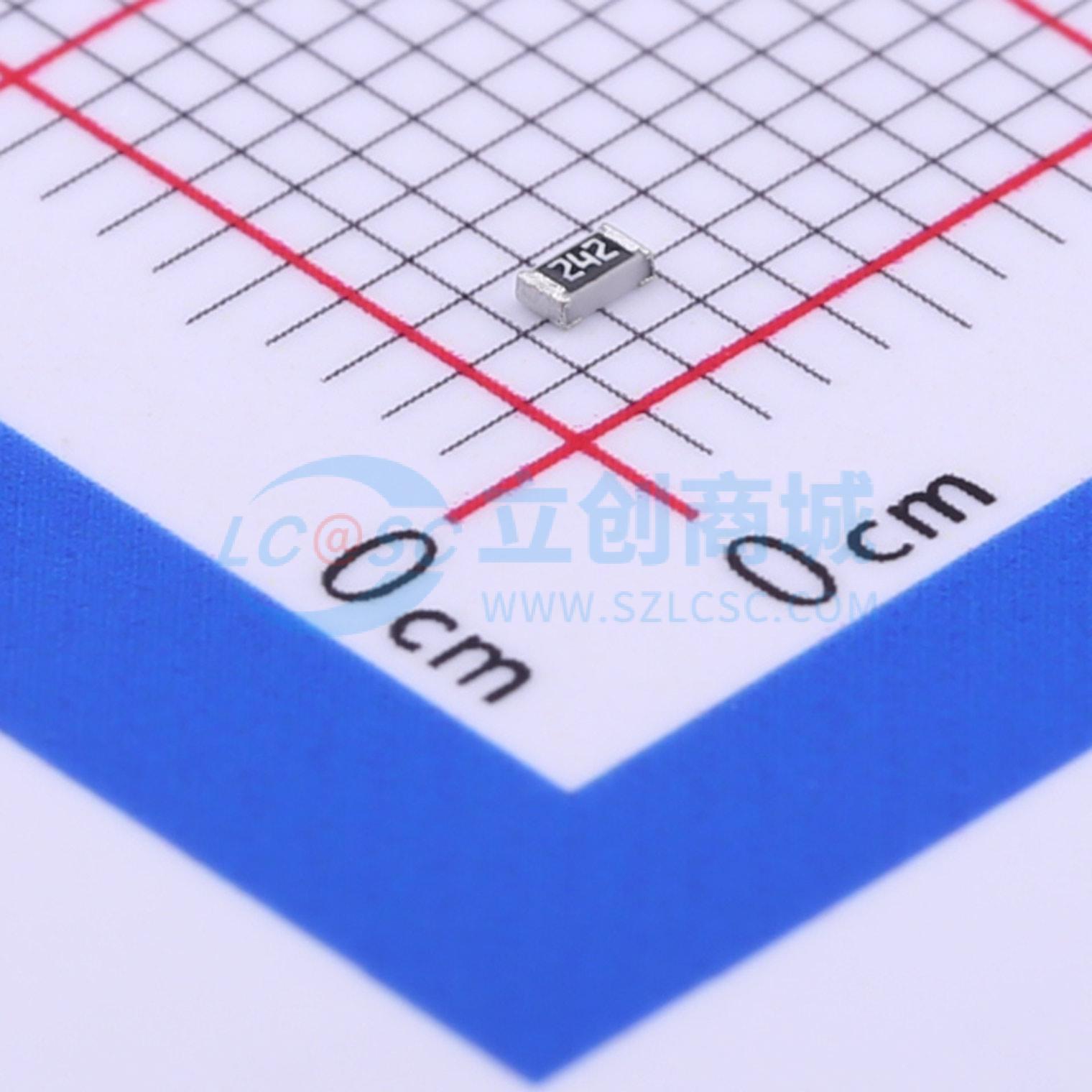 点击查看大图 ERJ3GEYJ242V实物图
