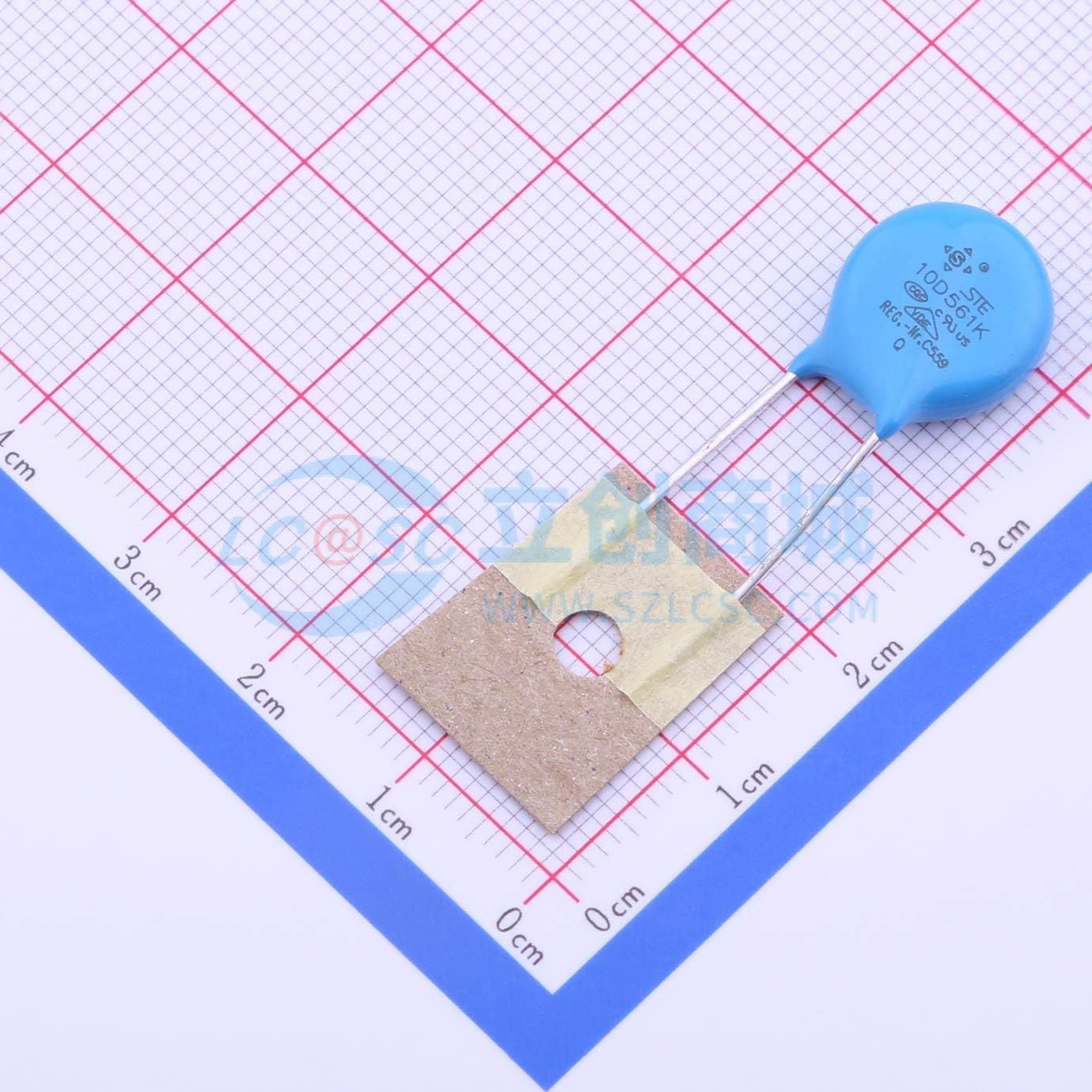 点击查看大图 STE10D561K1EQ0FQT0R0实物图