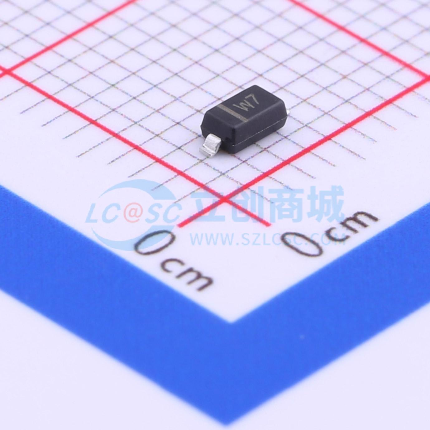 点击查看大图 BZT52C4V7实物图