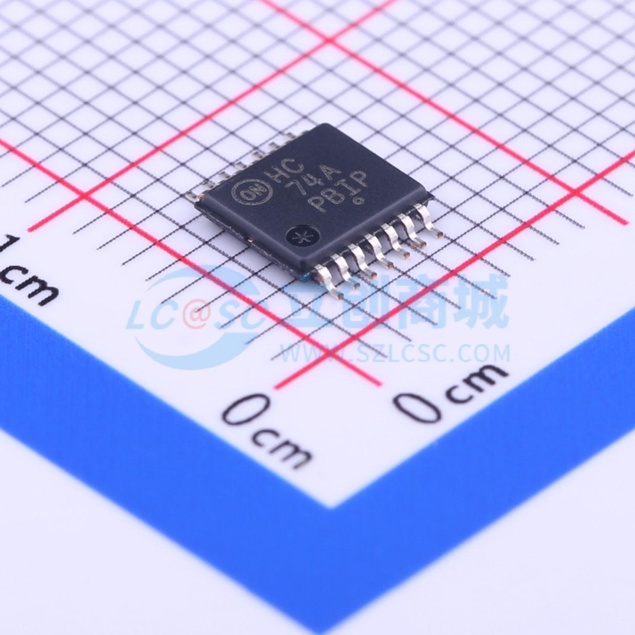 点击查看大图 MC74HC74ADTR2G实物图