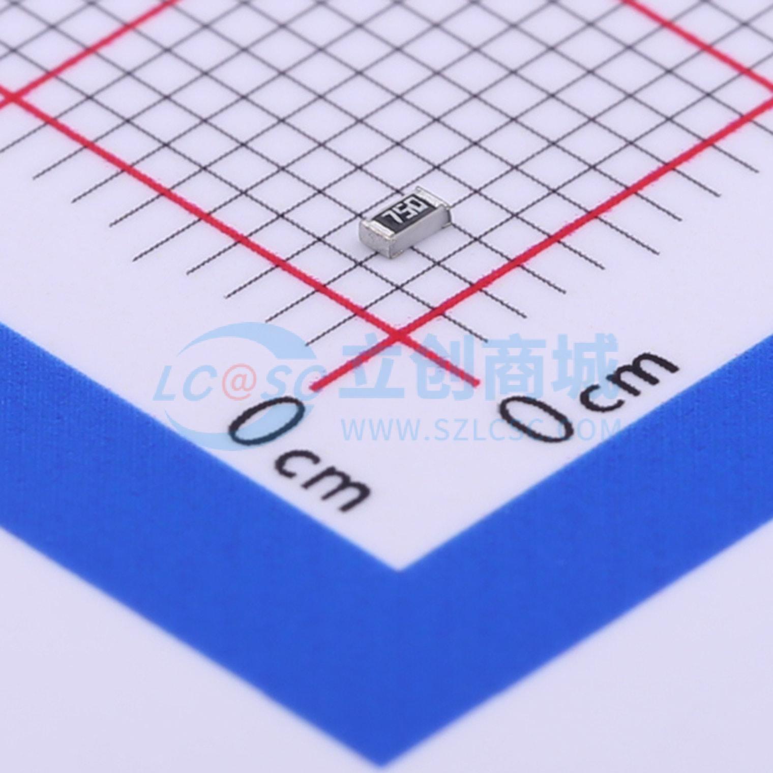 点击查看大图 ERJ3GEYJ750V实物图