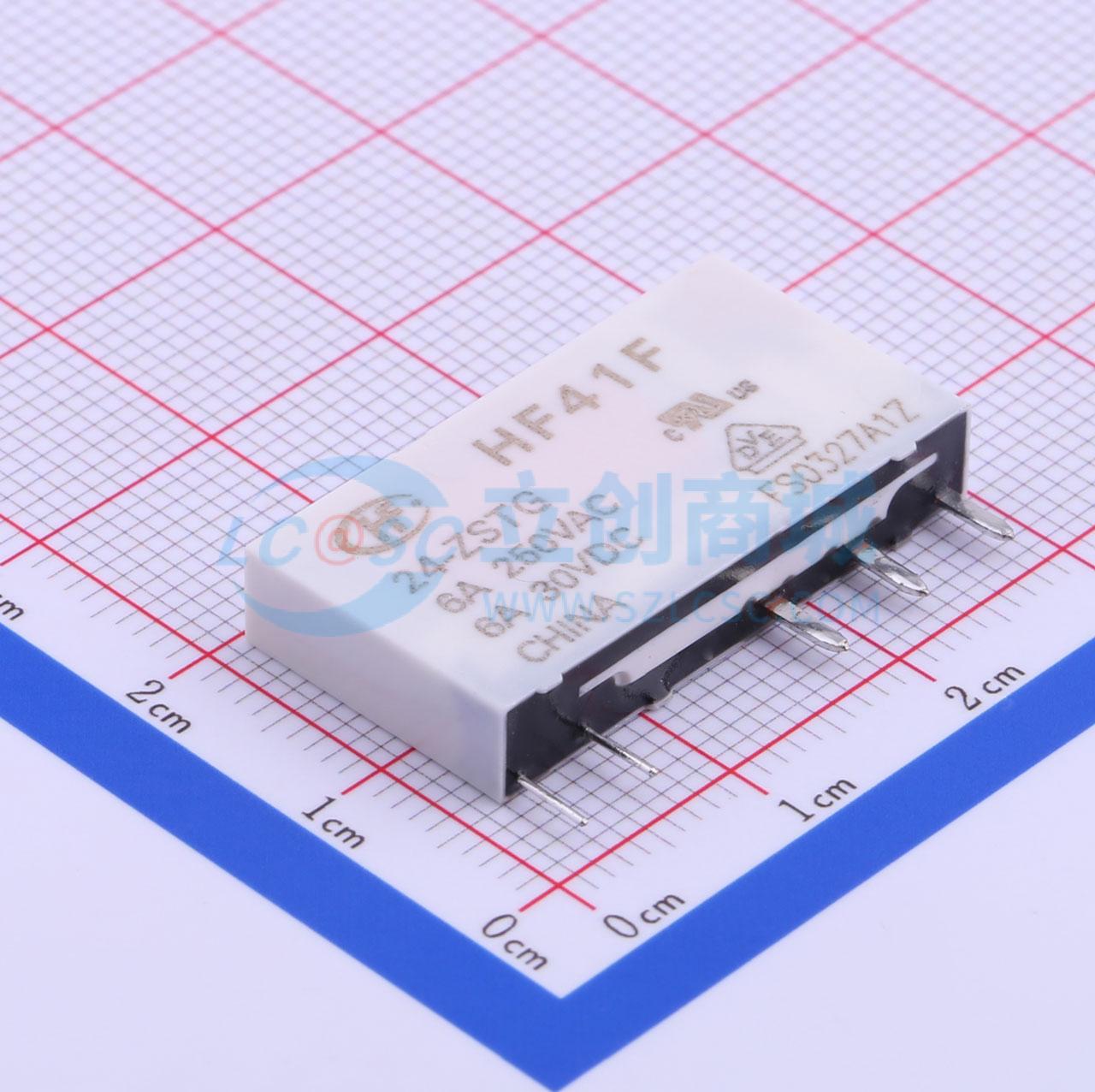 点击查看大图 HF41F/24-ZSTG实物图