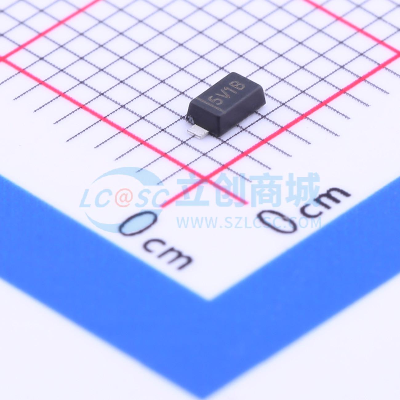 点击查看大图 MMSZ5V1BW实物图