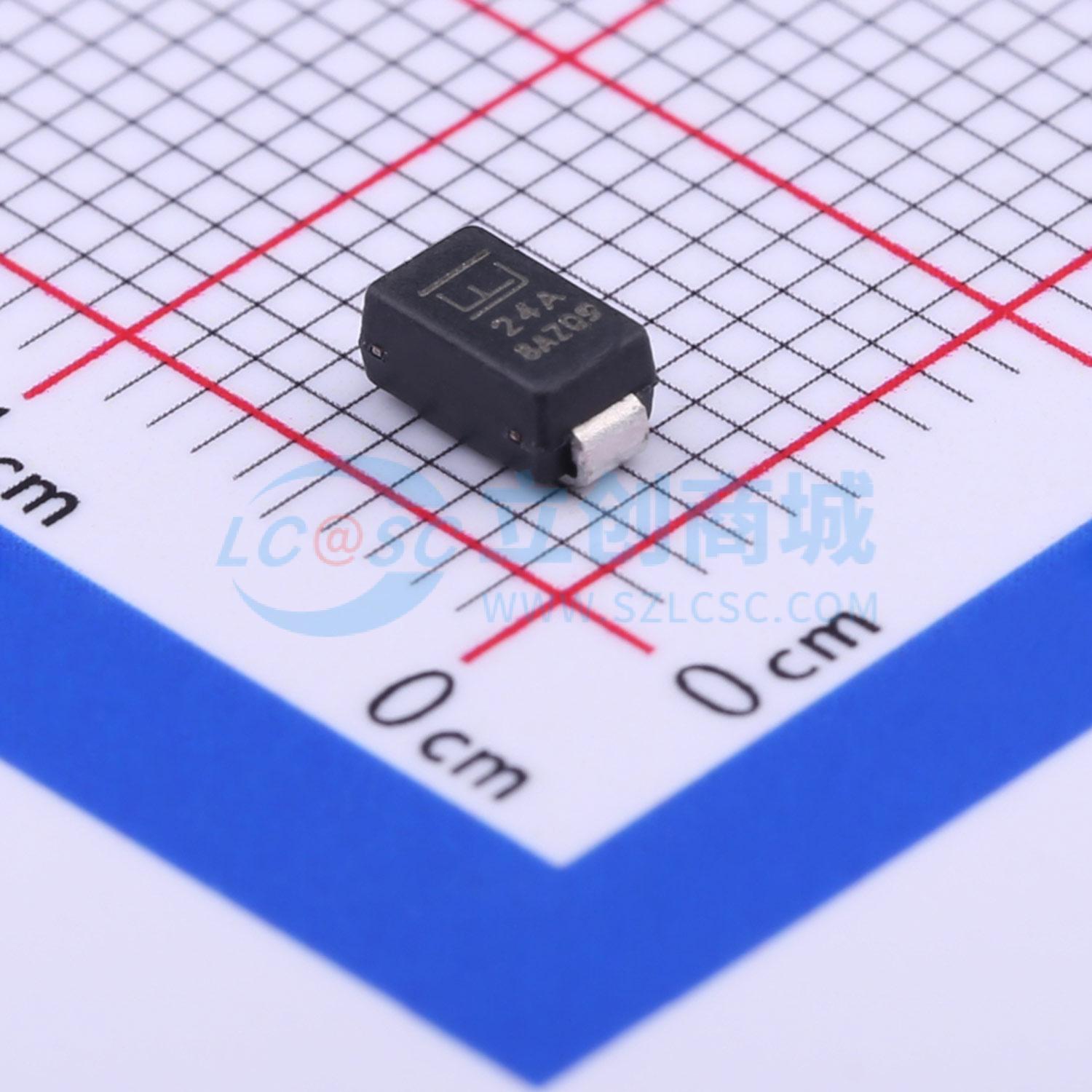 点击查看大图 P4SMA24A实物图