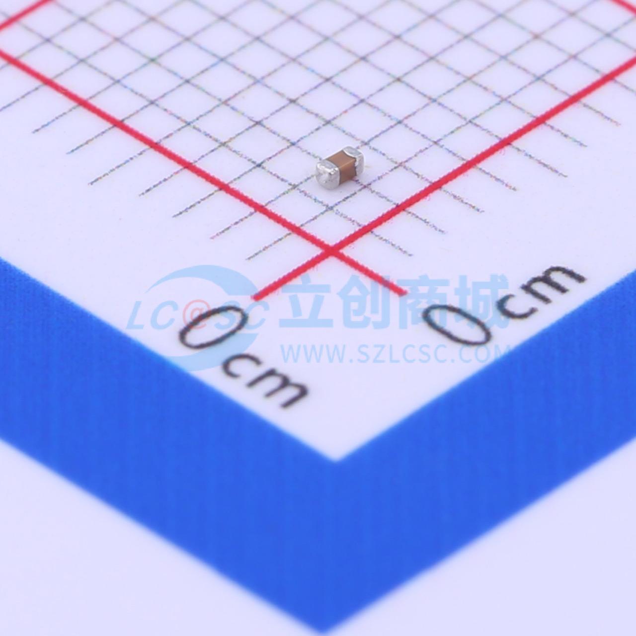 点击查看大图 C0402X7R271K500NY实物图