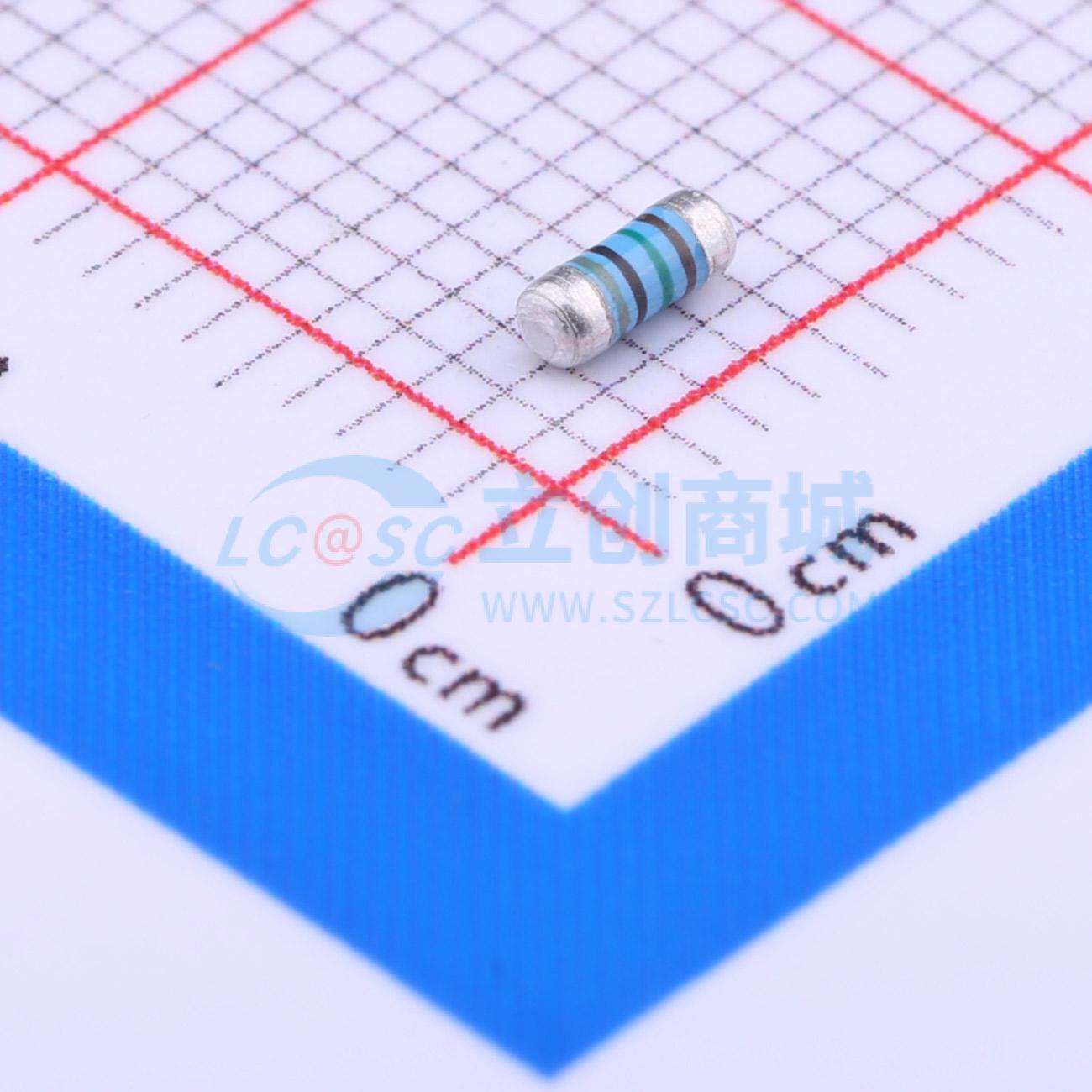 点击查看大图 MELF-MFR02041/4WS1.5ΩFT50实物图