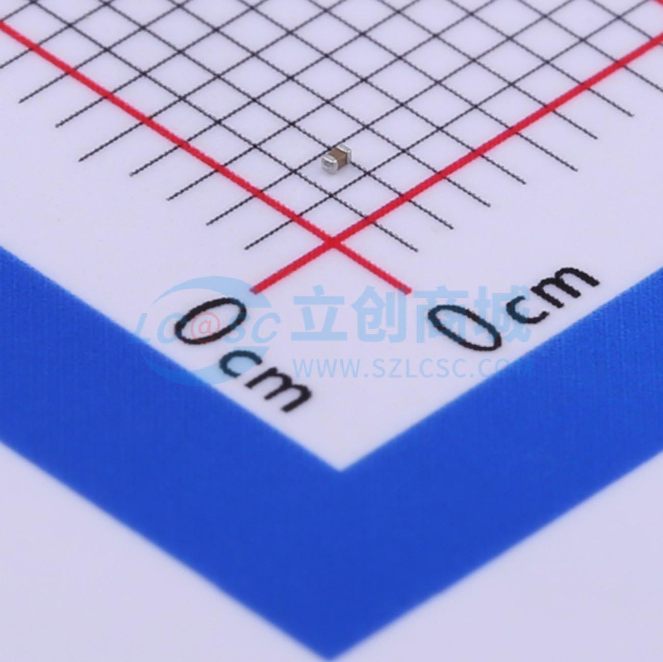 点击查看大图 0201X104K160CT实物图