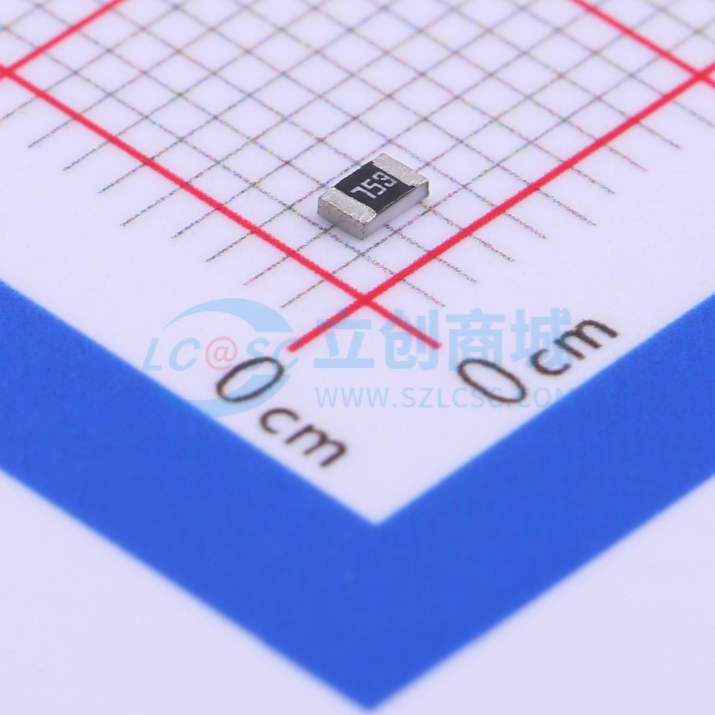 点击查看大图 RK73B2ATTD753J实物图