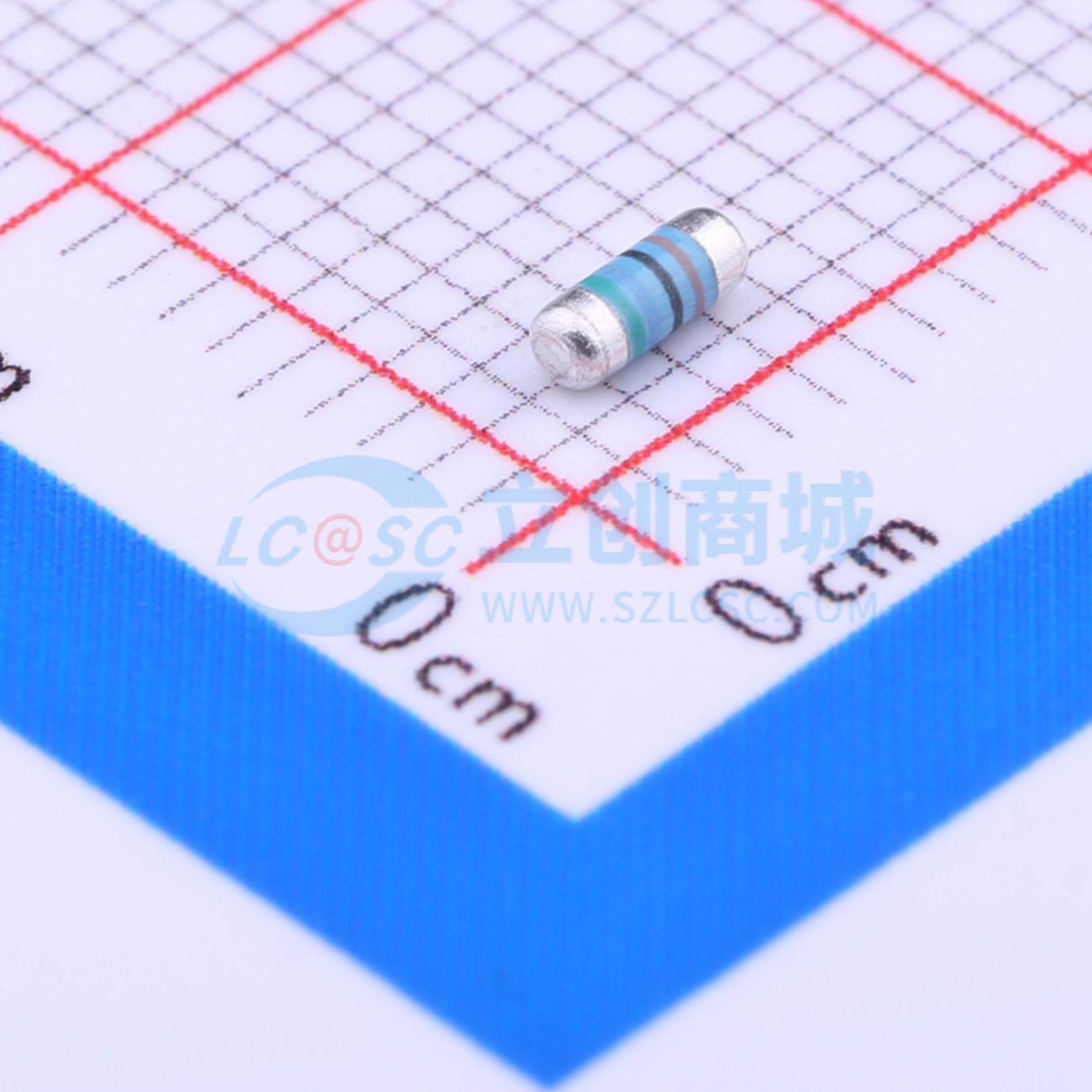 点击查看大图 MELF-MFR02041/4WS560KΩFT50实物图