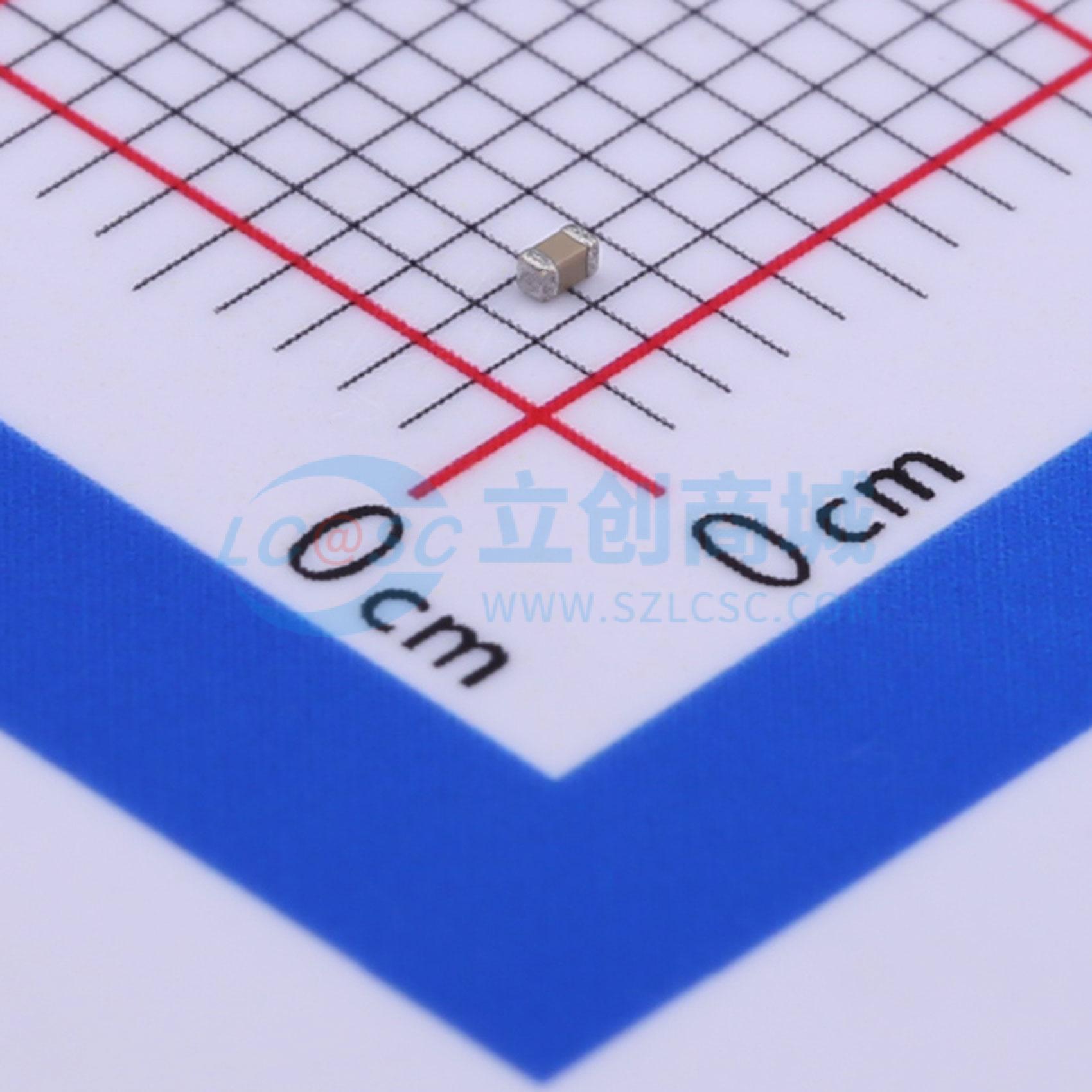 点击查看大图 0402B223J250CT实物图