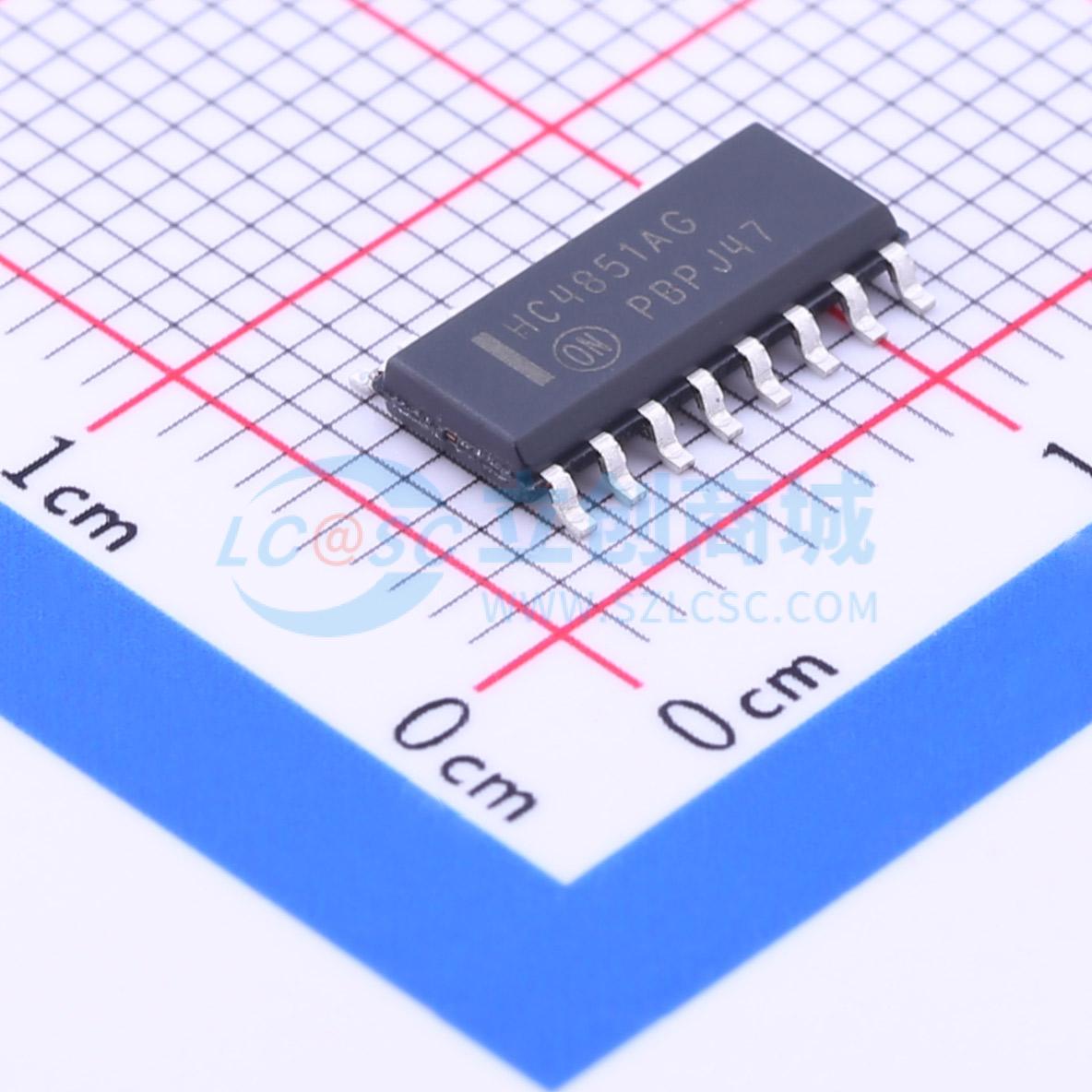 点击查看大图 MC74HC4851ADR2G实物图