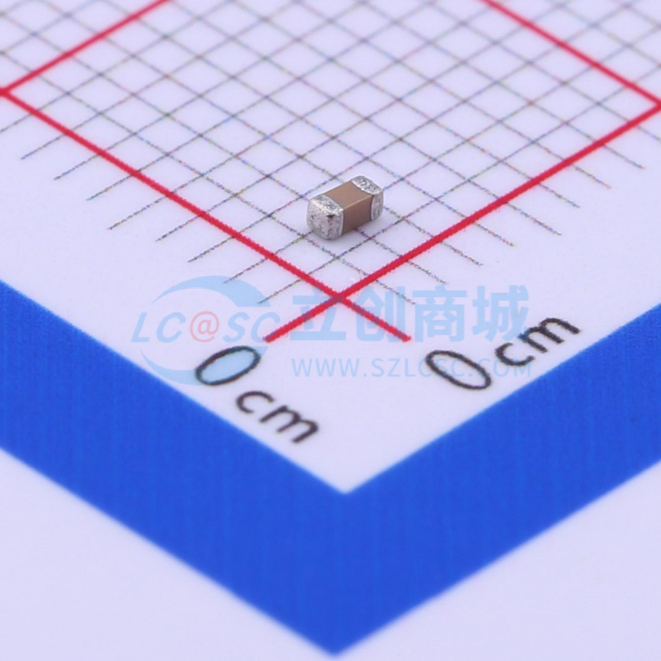 点击查看大图 0603B201K500CT实物图