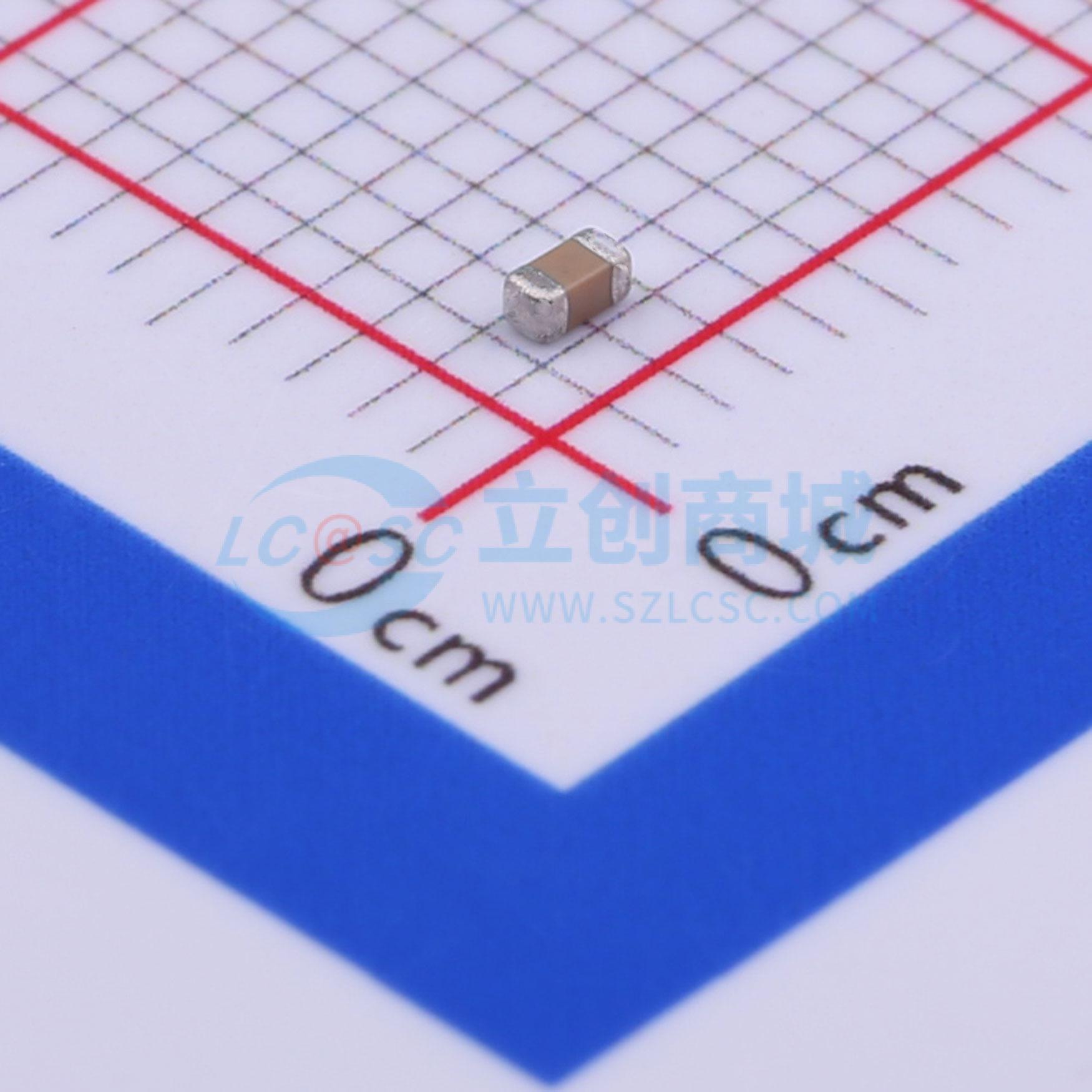 点击查看大图 0603B681K101CT实物图