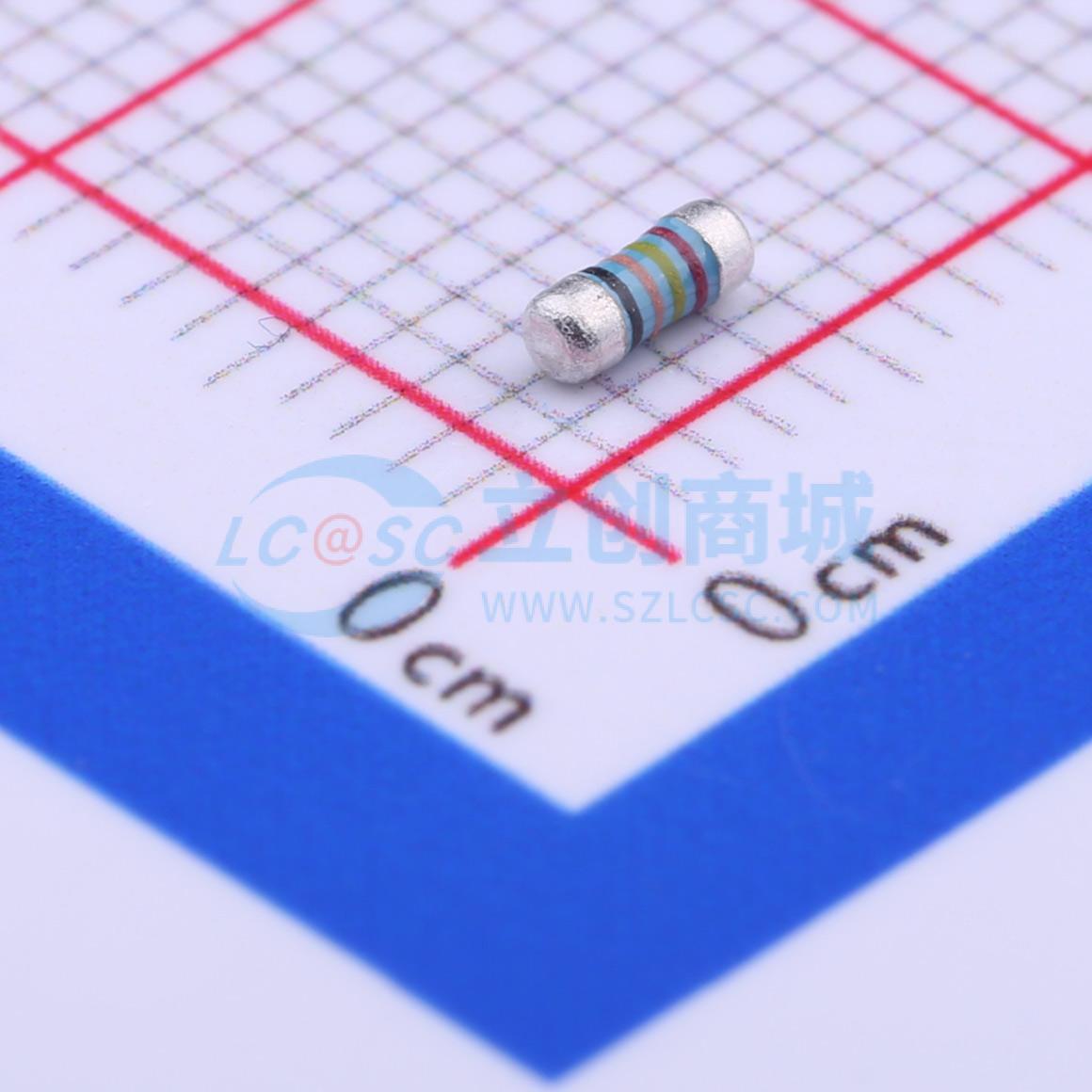 点击查看大图 MELF-MFR02041/4WS243ΩFT50实物图