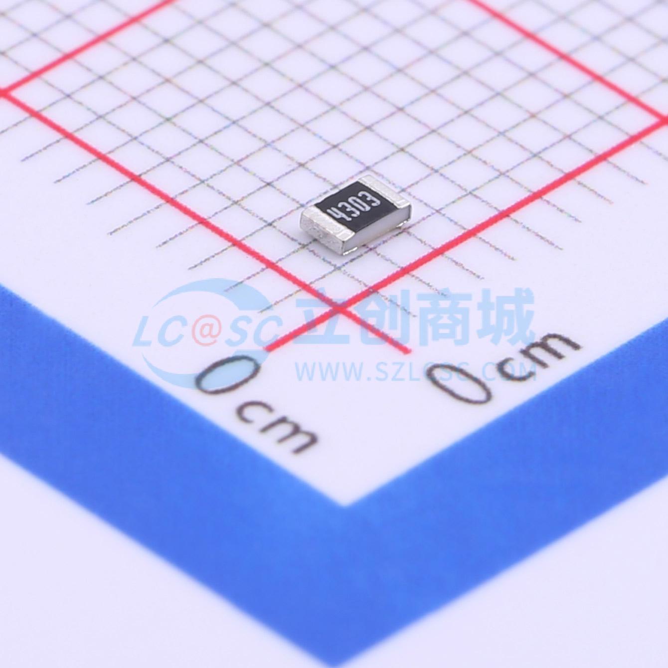 HPCR0805F430KK9实物图