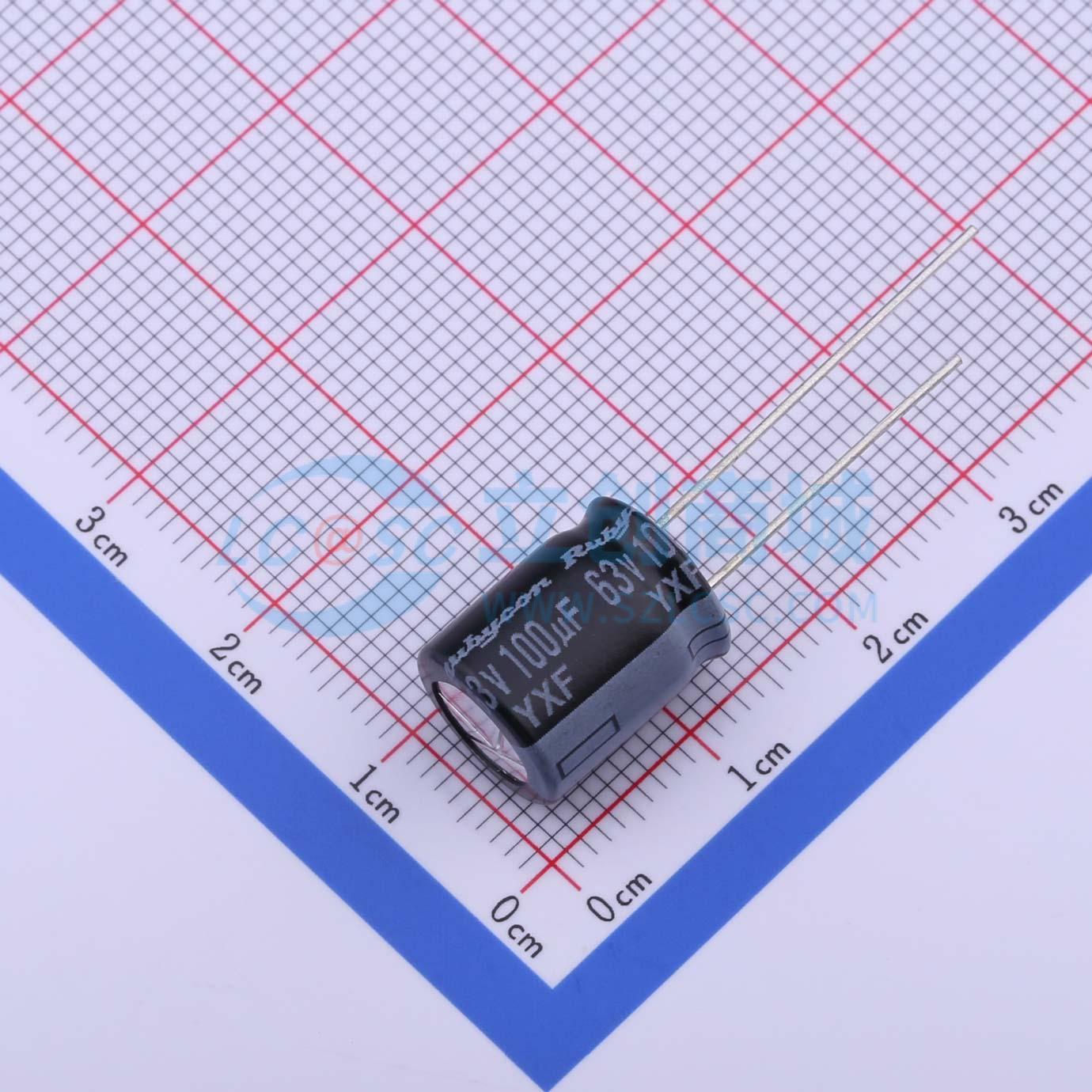 点击查看大图 63YXF100MFFC10X12.5实物图