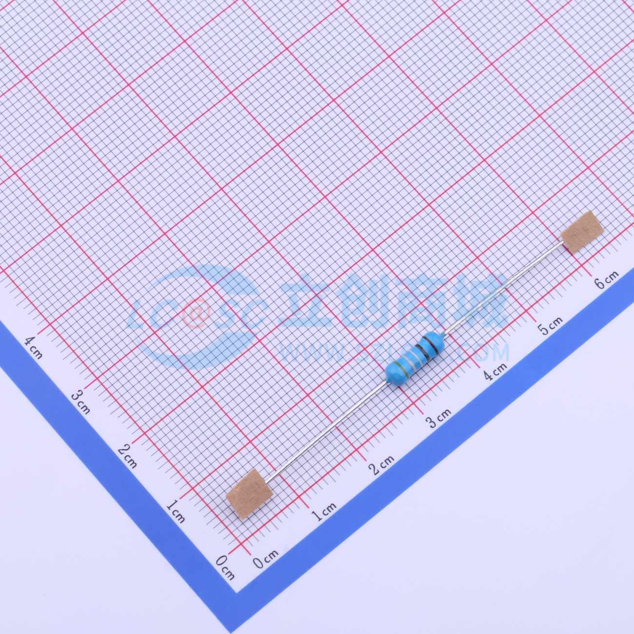 点击查看大图 RN1/2W4.99KΩFT/BA1实物图