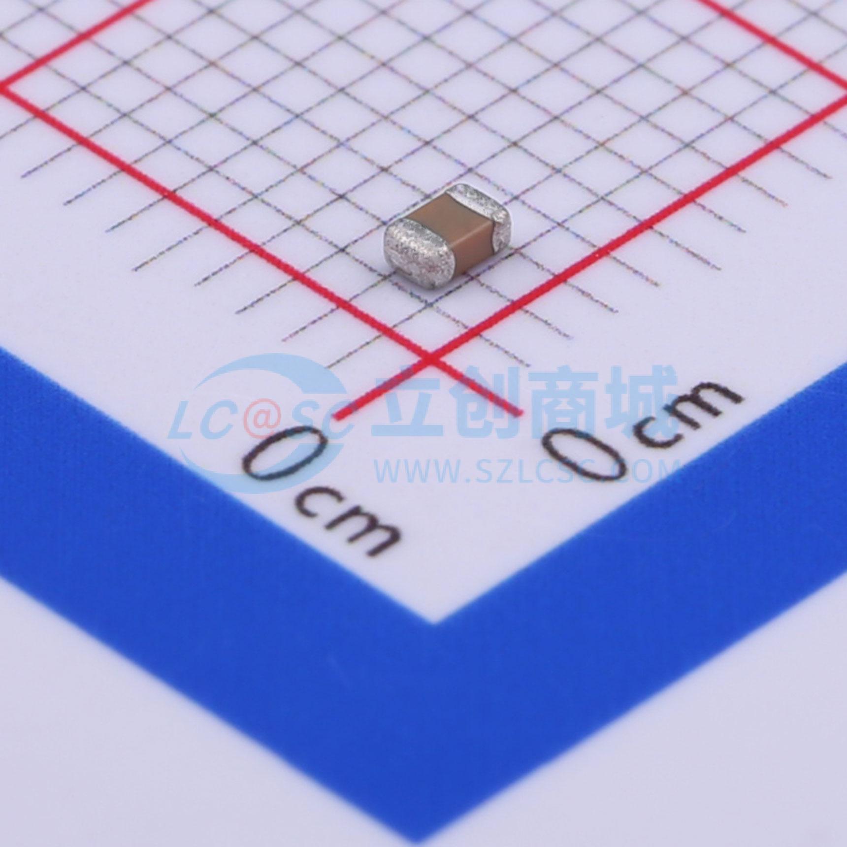 点击查看大图 0805B122K101CT实物图