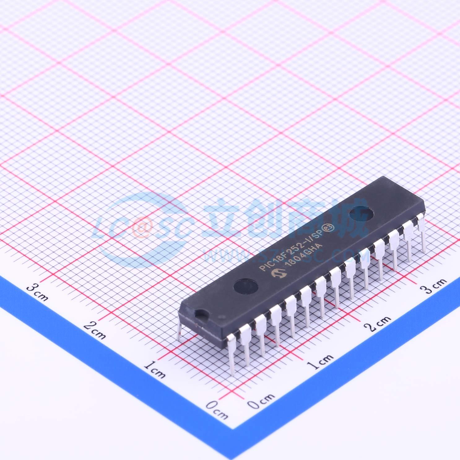 PIC18F252-I/SP实物图