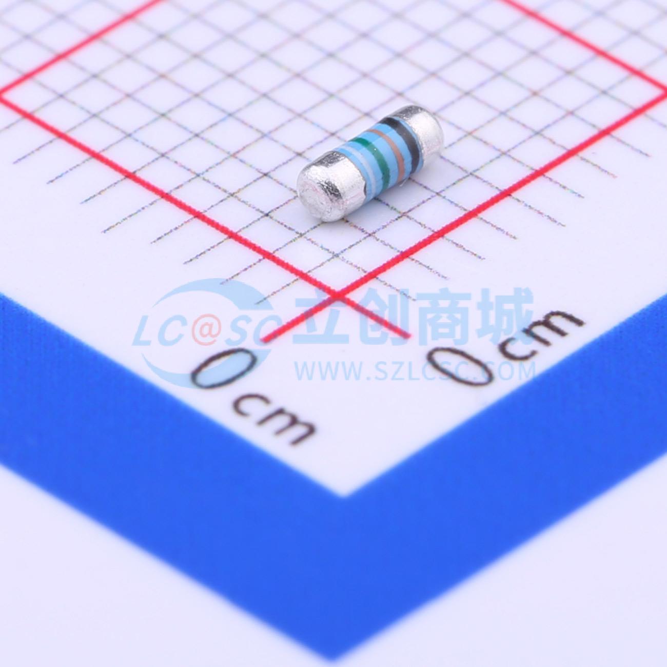 点击查看大图 MELF-MFR02041/4WS953ΩFT50实物图