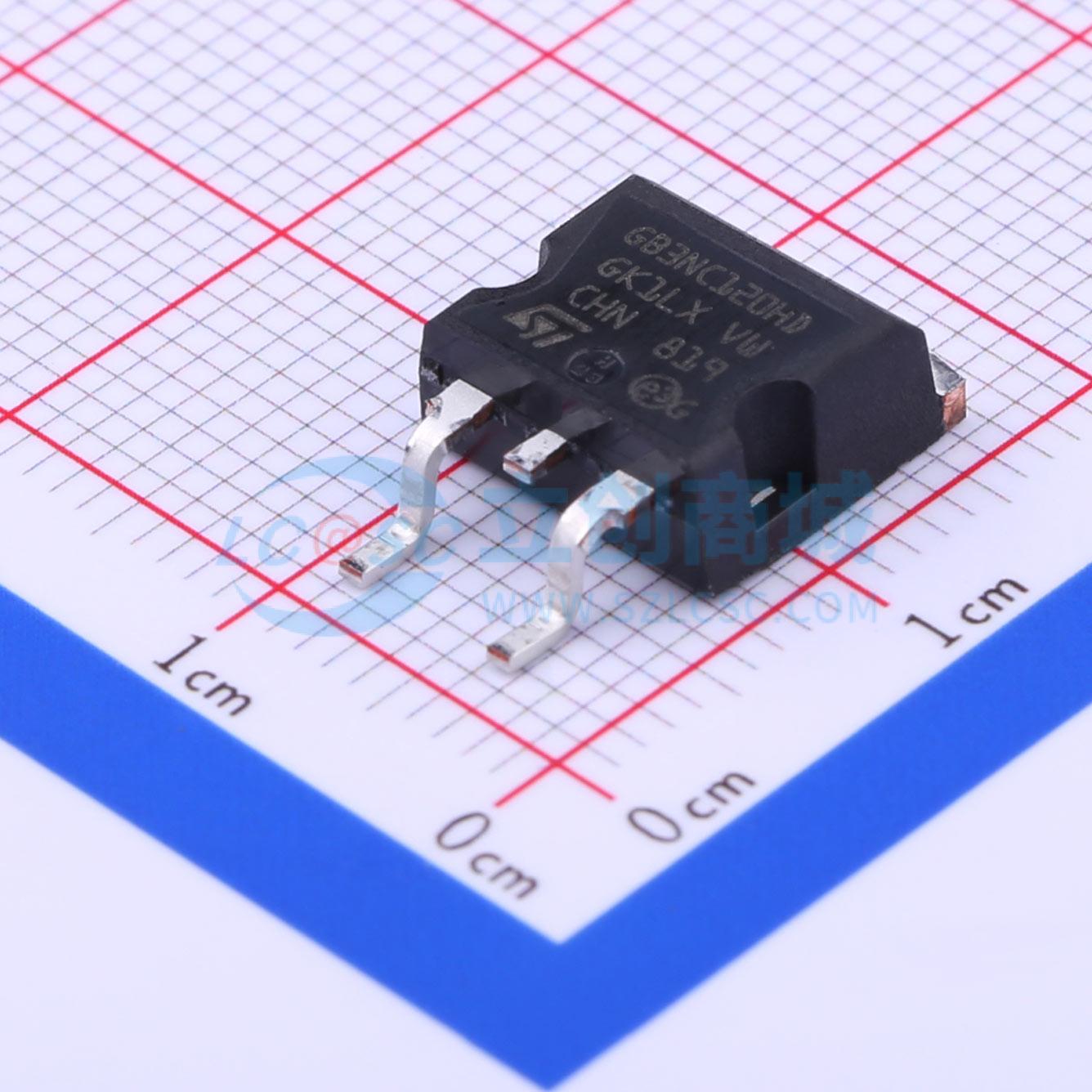 点击查看大图 STGB3NC120HDT4实物图