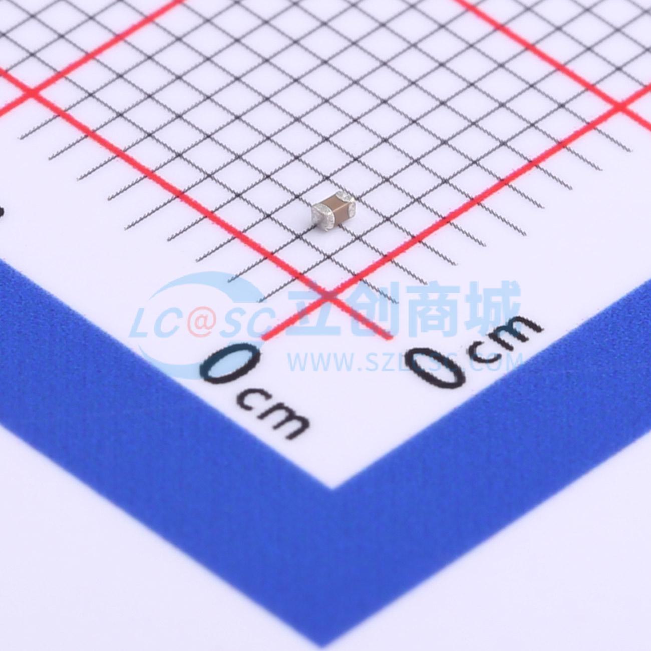 点击查看大图 0402F153M500NT实物图