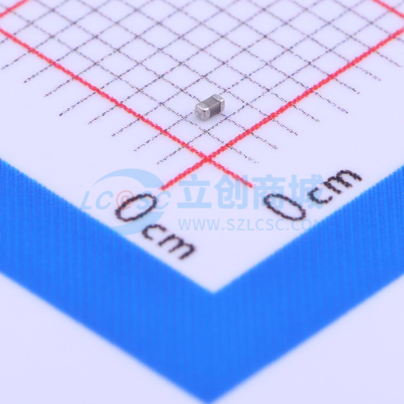 点击查看大图 0402CG0R6C500NT实物图