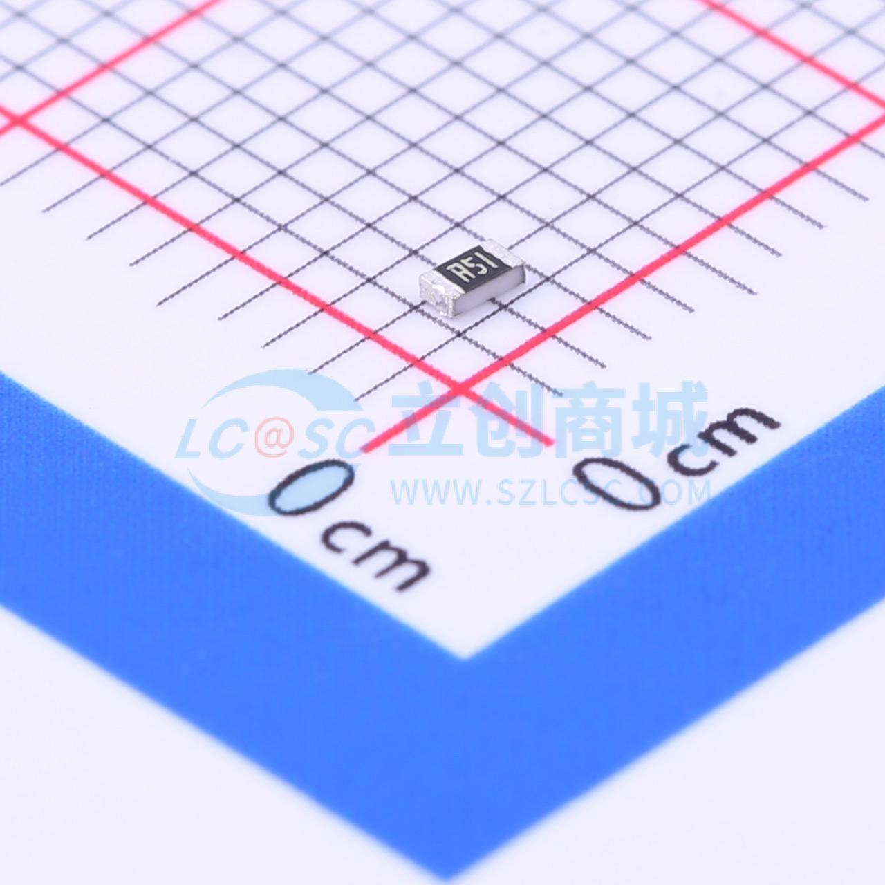 点击查看大图 0603WAJ051KT5E实物图