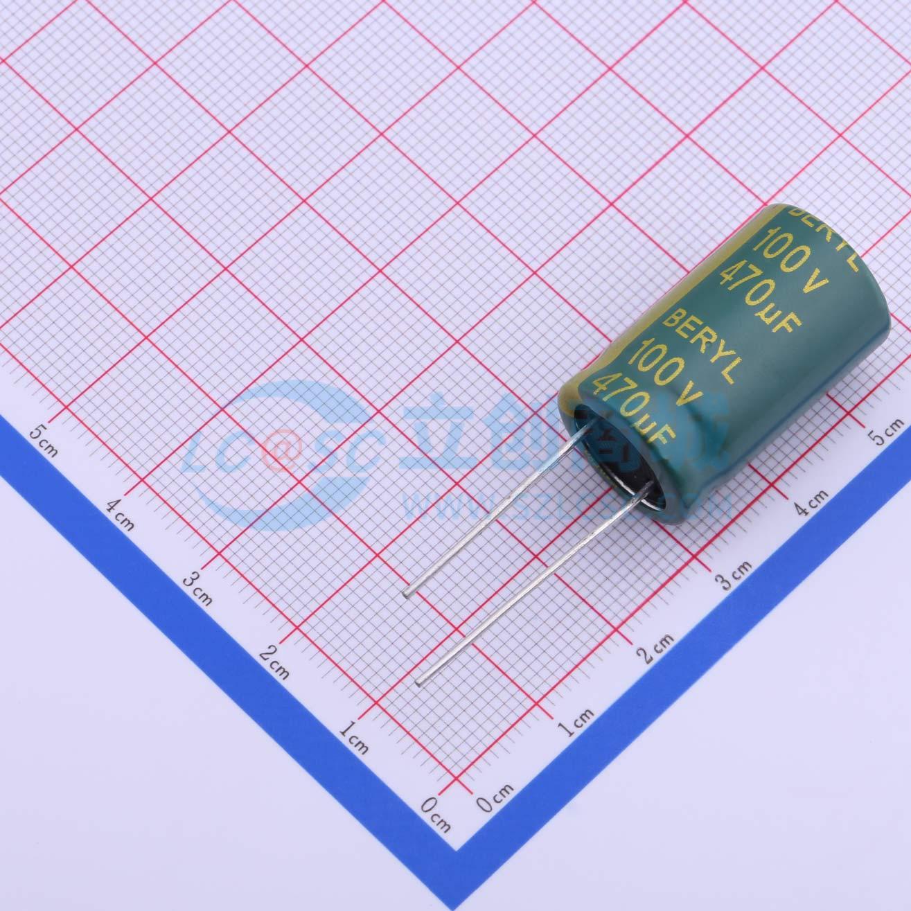 点击查看大图 RC100M471LO16*26TH-2A1E实物图