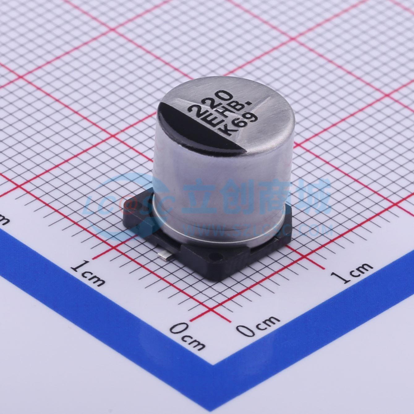 点击查看大图 EEEHB1E221AP实物图